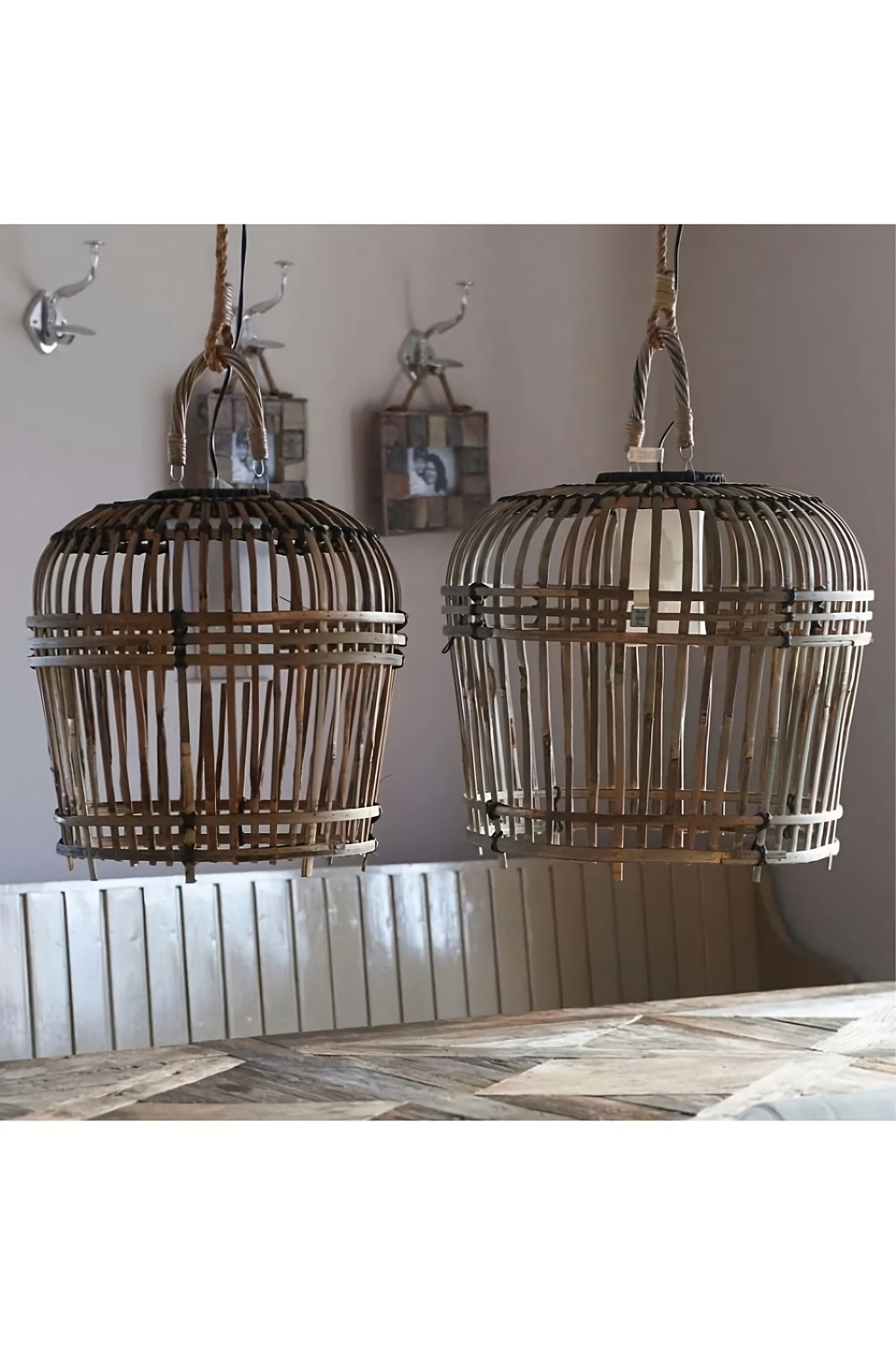 Lampu Gantung Sangkar Bambu | Riviera Maison San Carlos