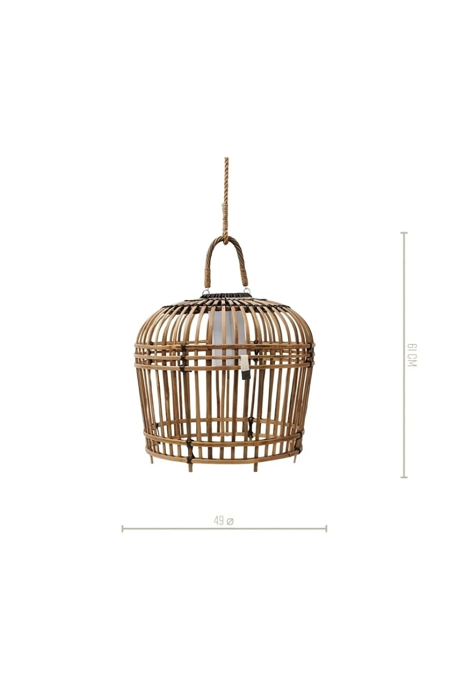 Lampu Gantung Sangkar Bambu | Riviera Maison San Carlos