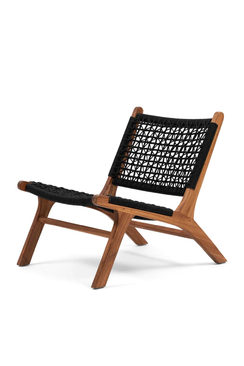 Black Rope Outdoor Lounge Chair | Rivièra Maison El Nido