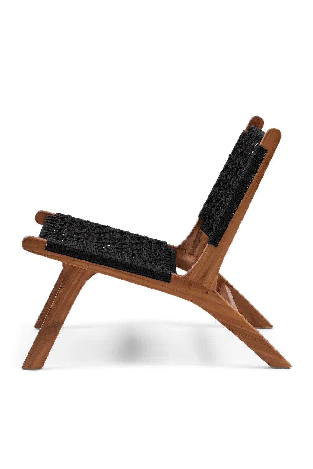 Black Rope Outdoor Lounge Chair | Rivièra Maison El Nido