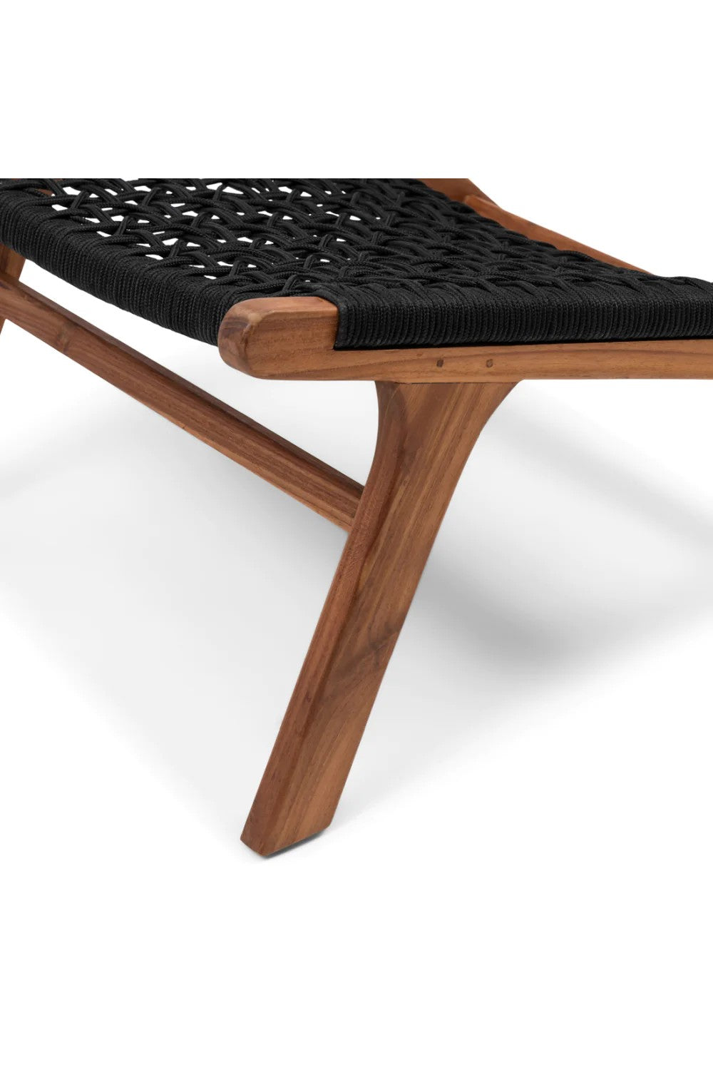 Black Rope Outdoor Lounge Chair | Rivièra Maison El Nido