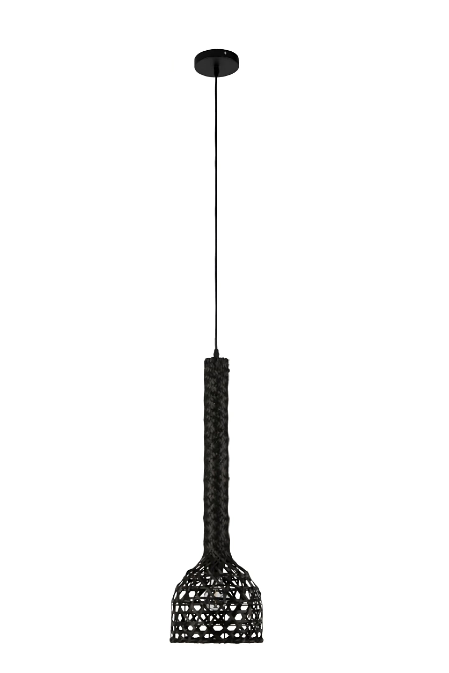 Lampu Gantung Bambu Hitam | Boo Tulang Belanda