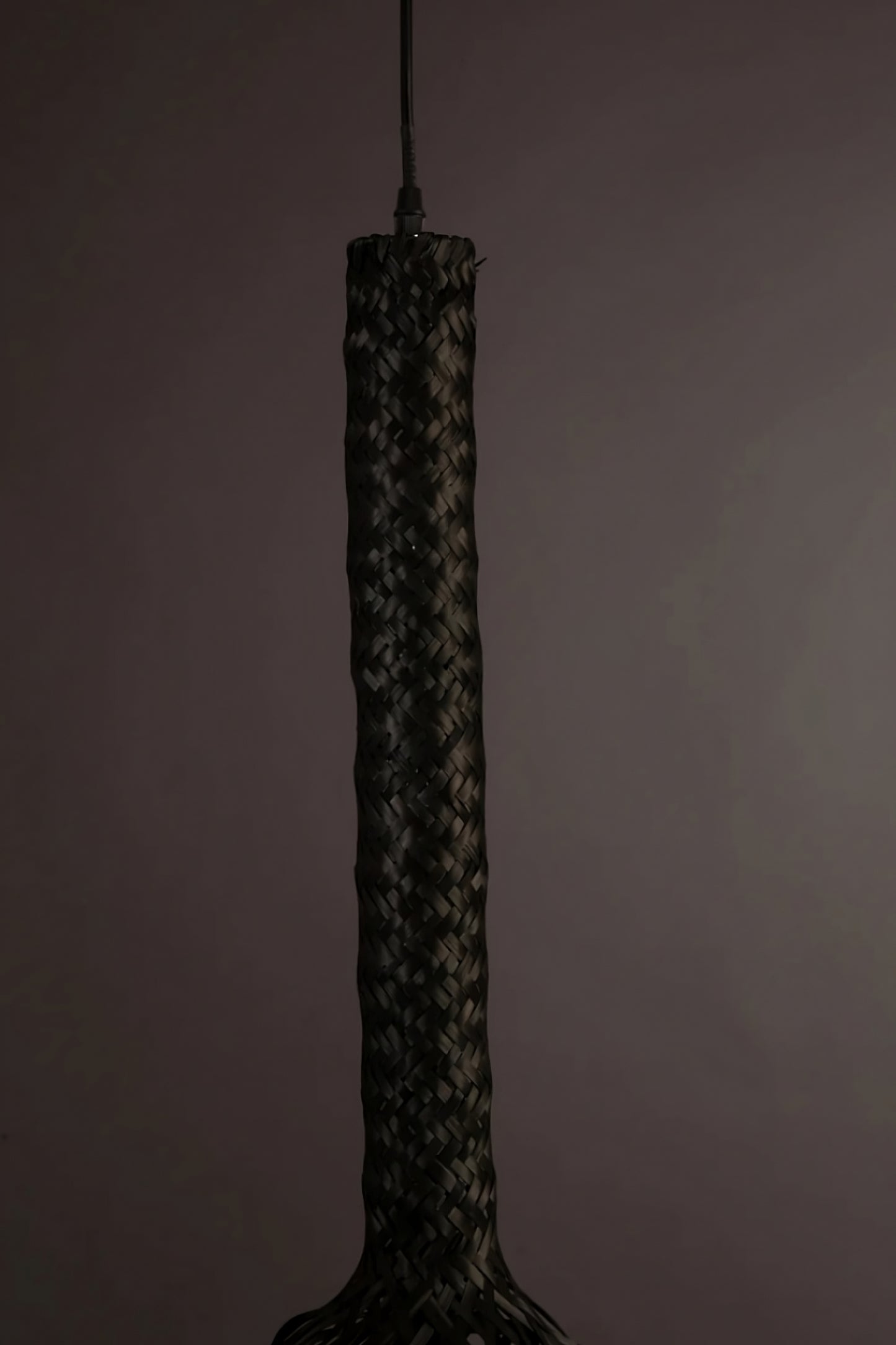 Lampu Gantung Bambu Hitam | Boo Tulang Belanda