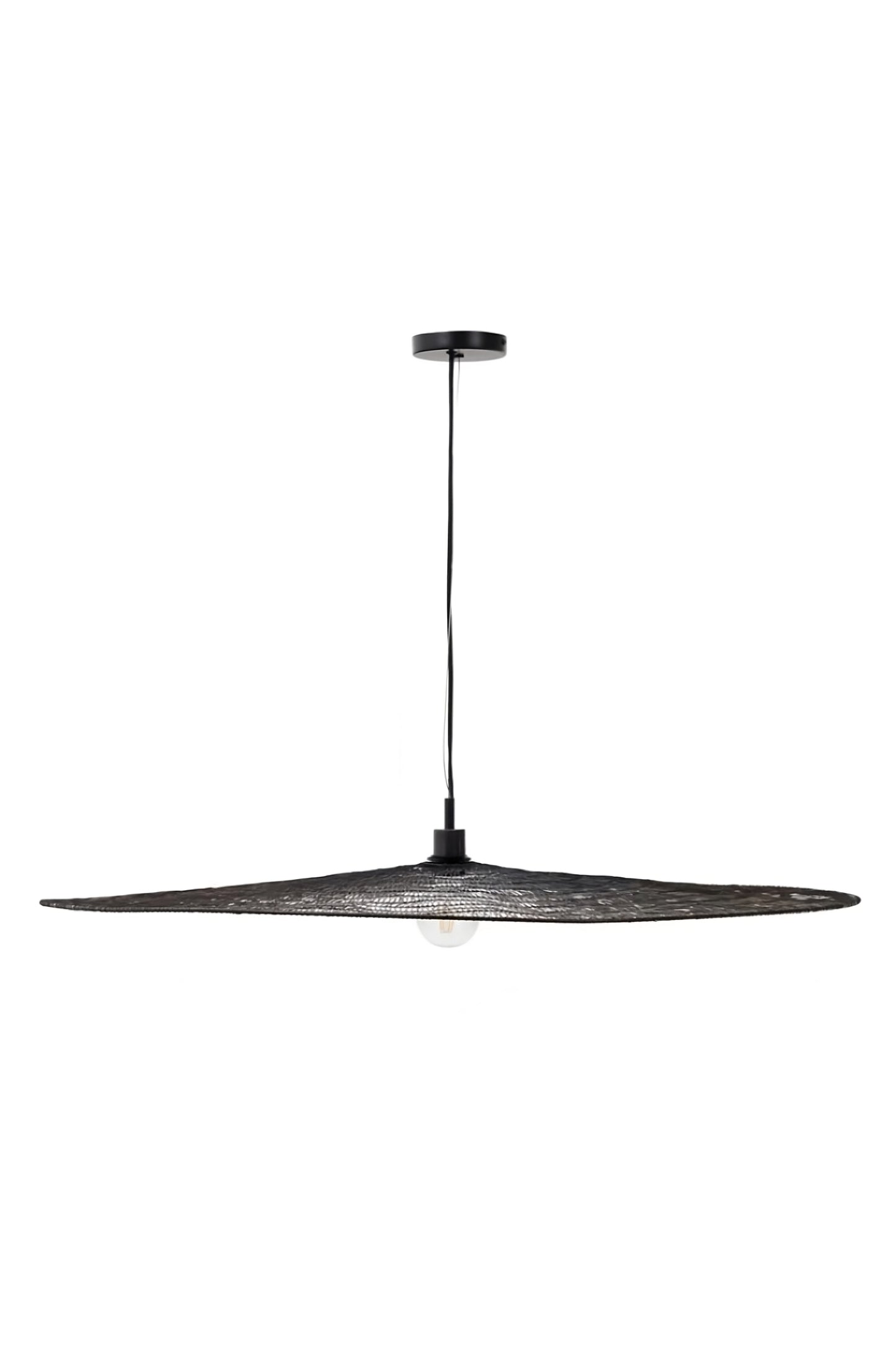 Lampu Plafon Jaring Logam Hitam | LaForma Makai