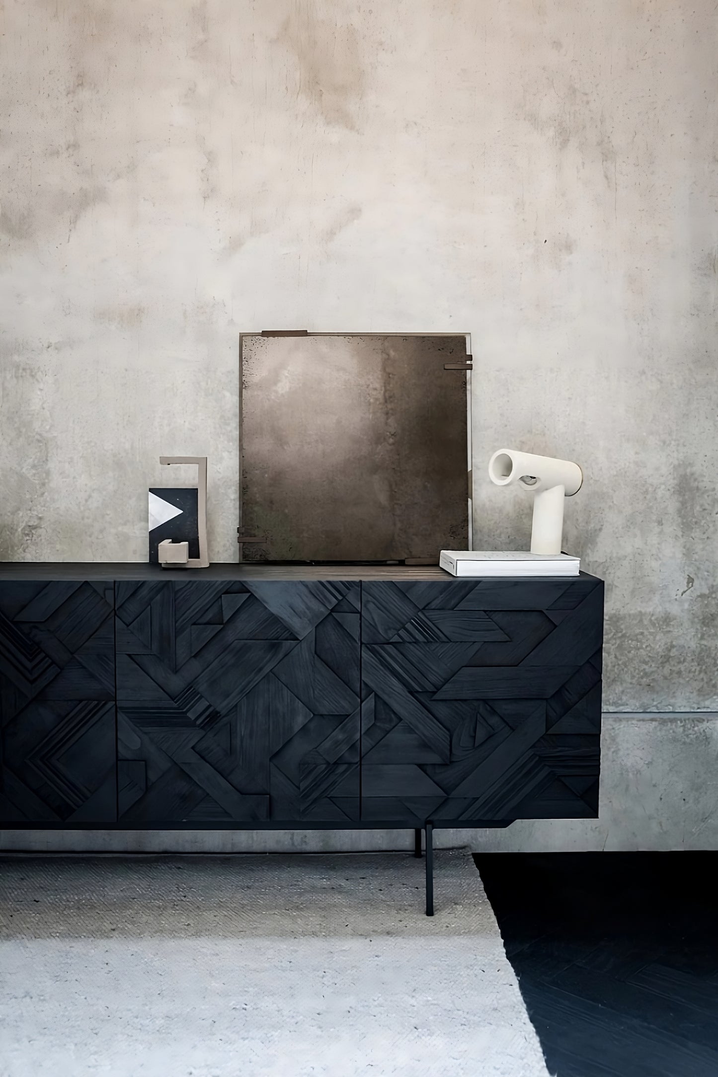 Black Teak Sideboard | Ethnicraft Graphic