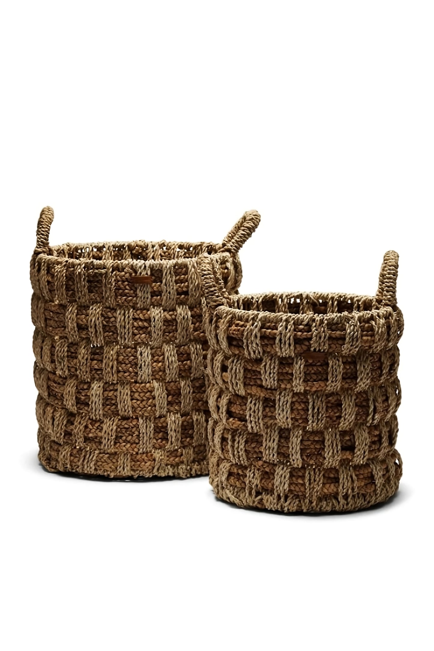Braided Water Hyacinth Baskets (2) | Rivièra Maison Mahamaya
