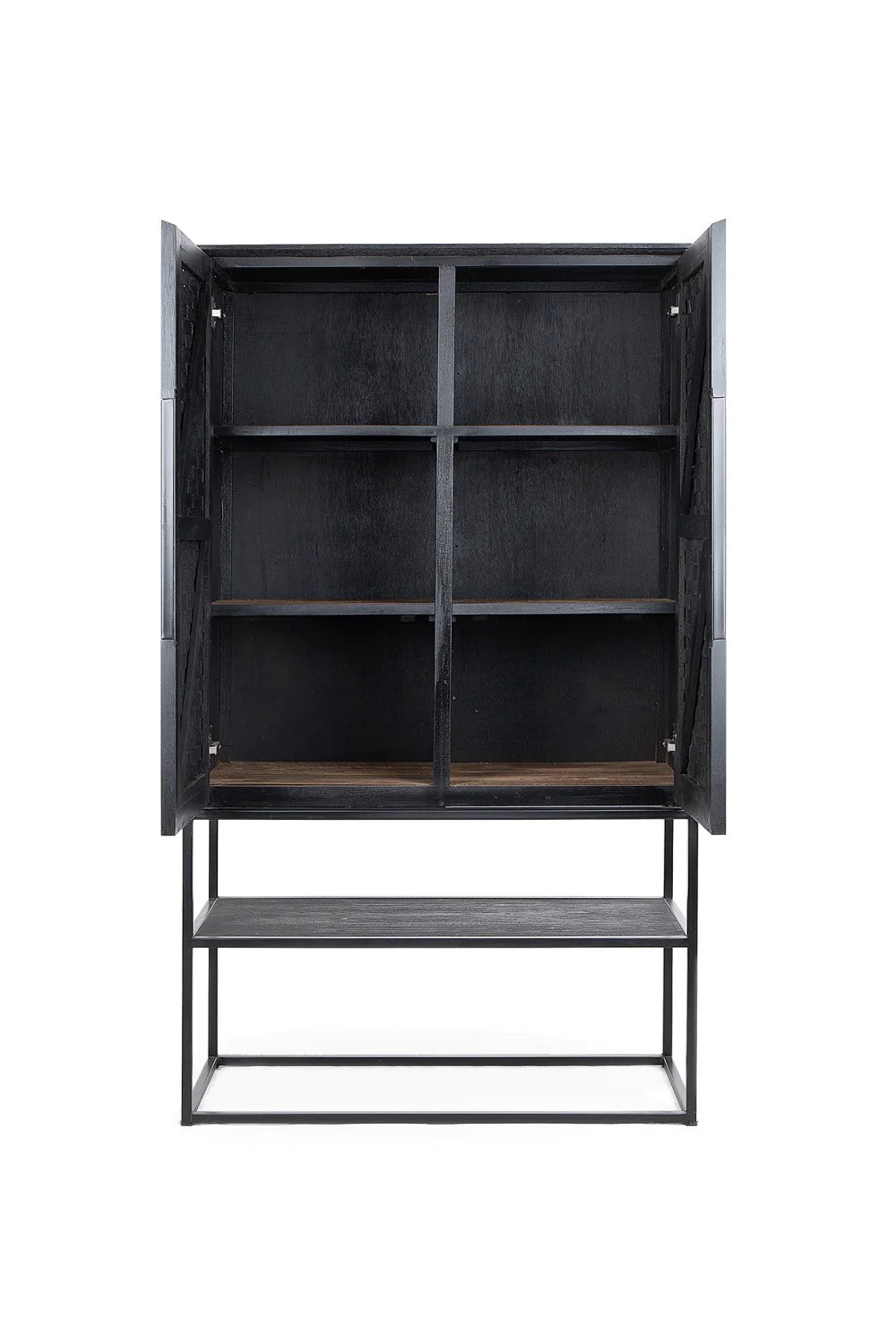 Charcoal Wooden Industrial Cabinet | dBodhi Karma