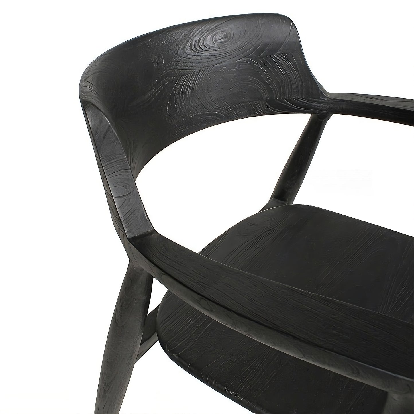 Chair with armrests Hiro Black
