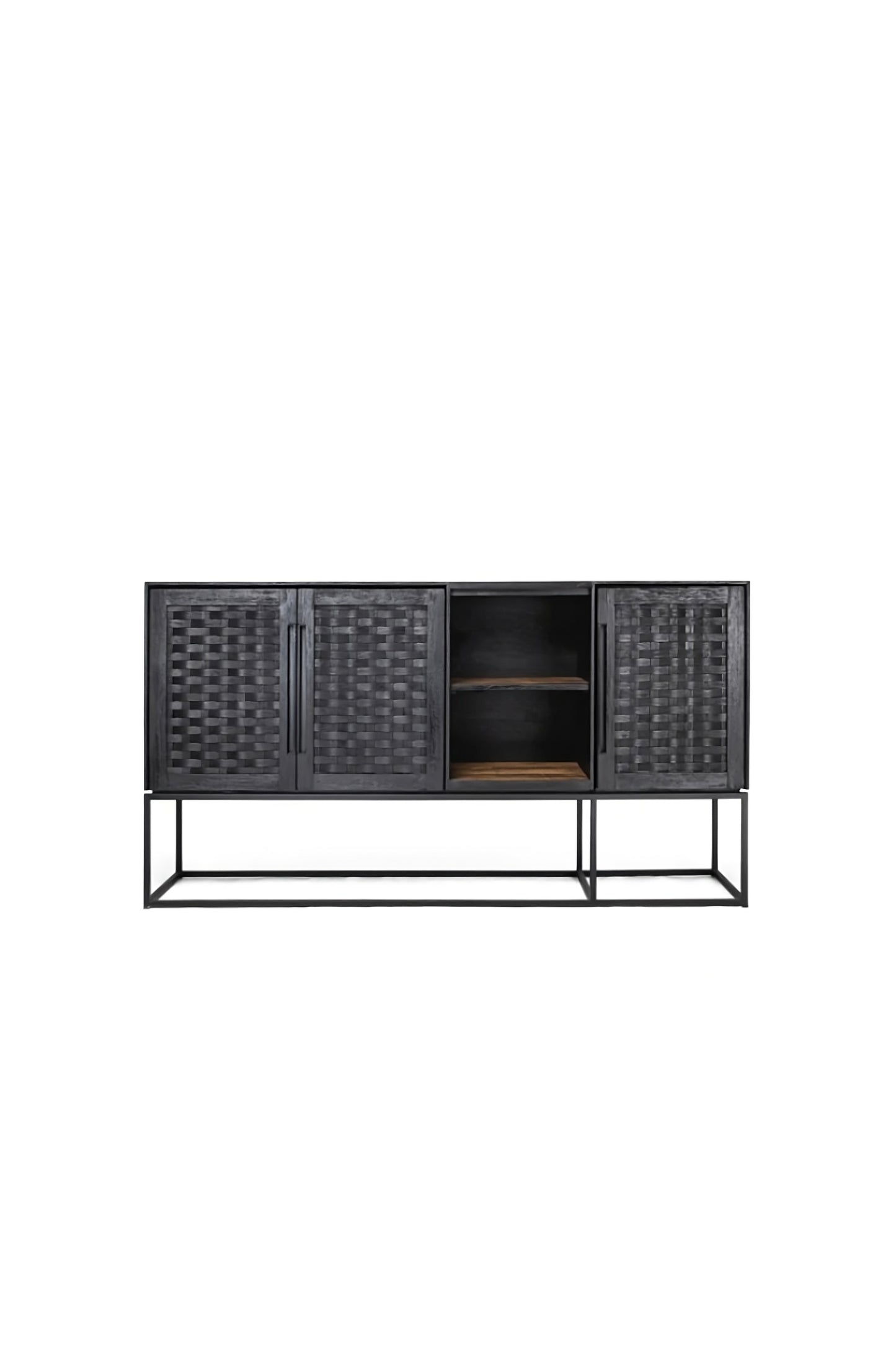 Handwoven Rattan 3-Door High Dresser | dBodhi Karma