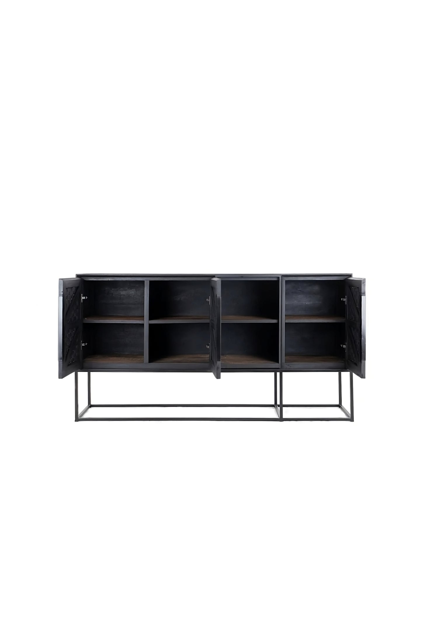 Handwoven Rattan 3-Door High Dresser | dBodhi Karma