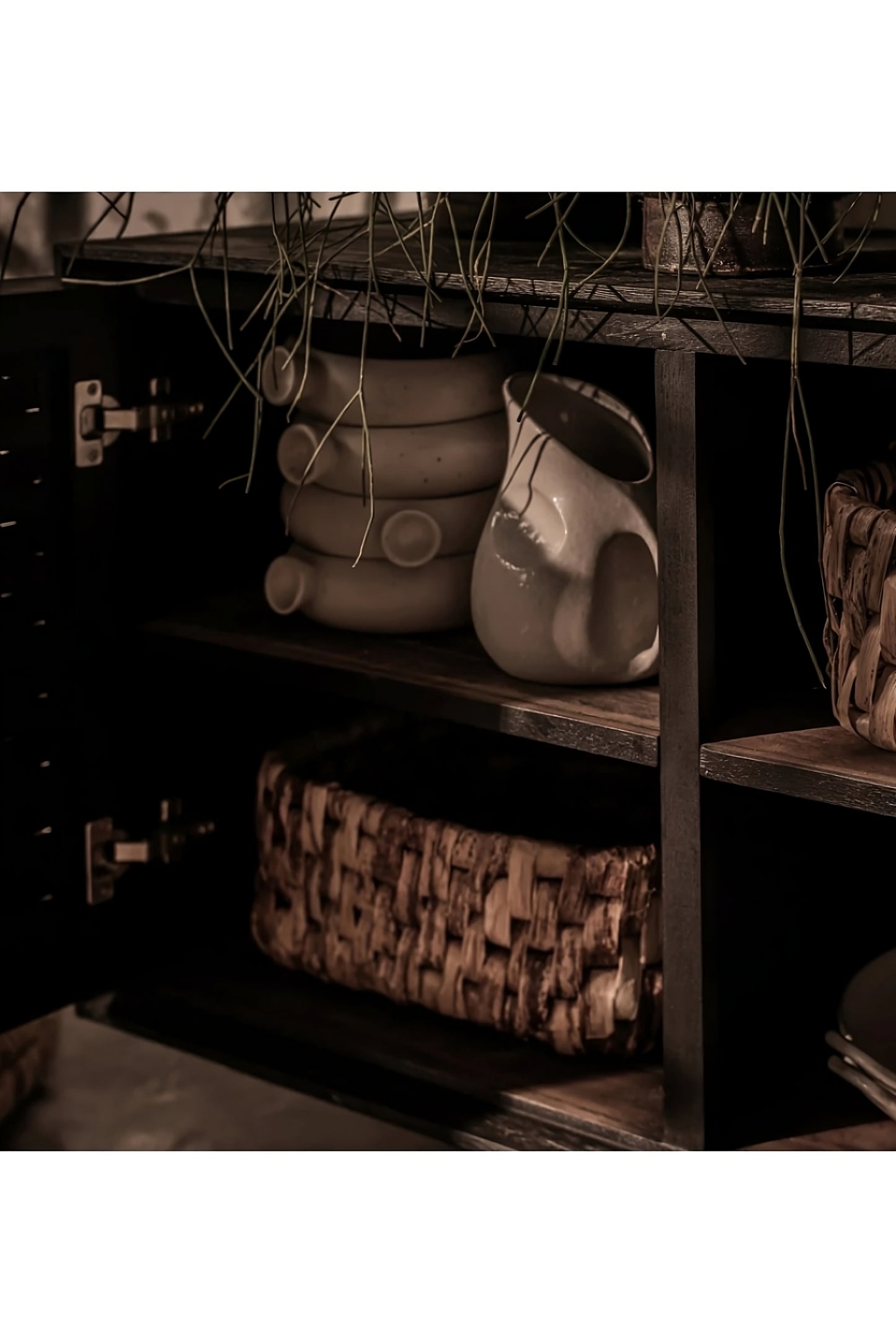 Handwoven Rattan Low Dresser | dBodhi Karma
