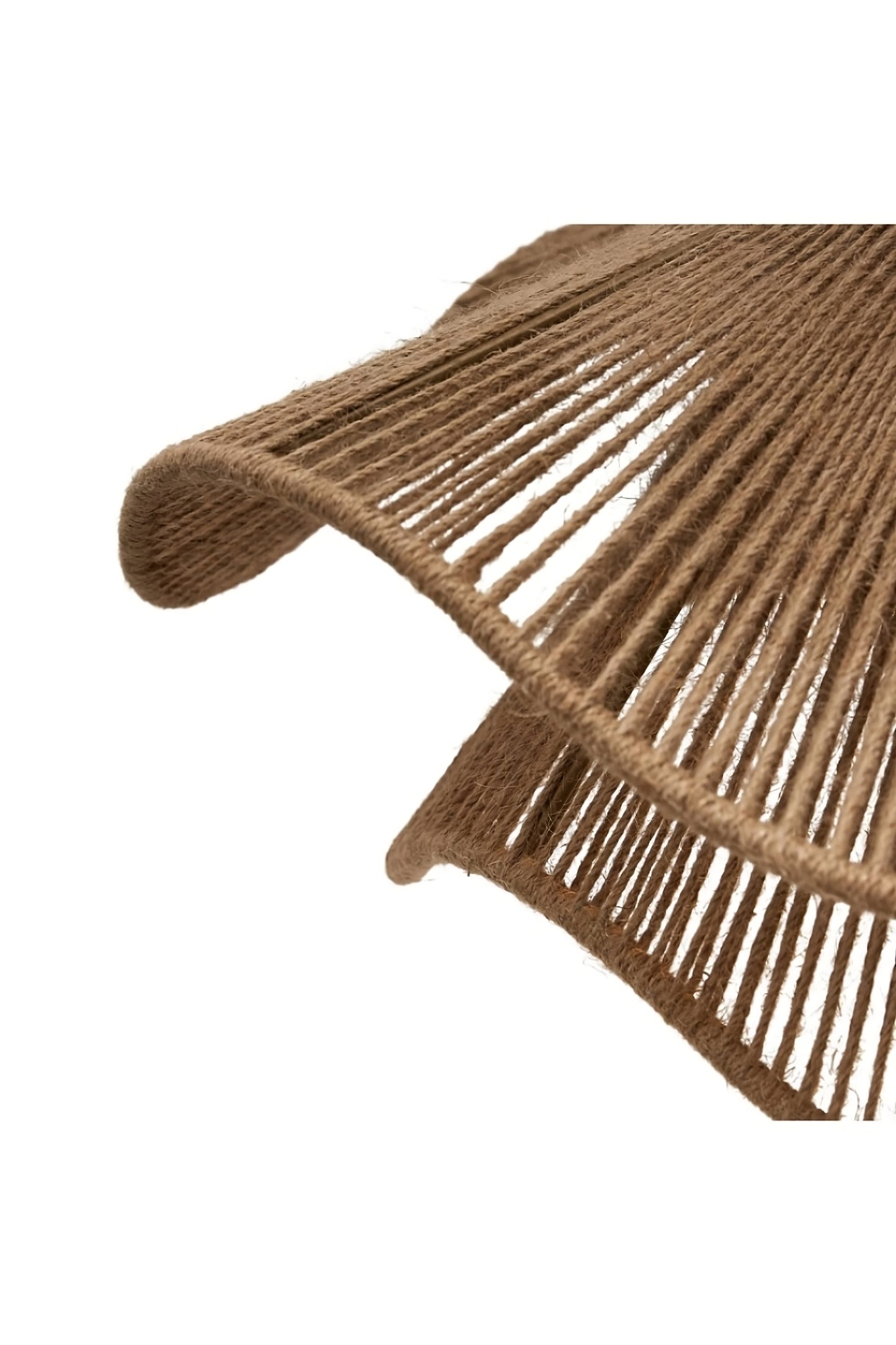 Modern Jute Ceiling Lamp | La Forma Pontos