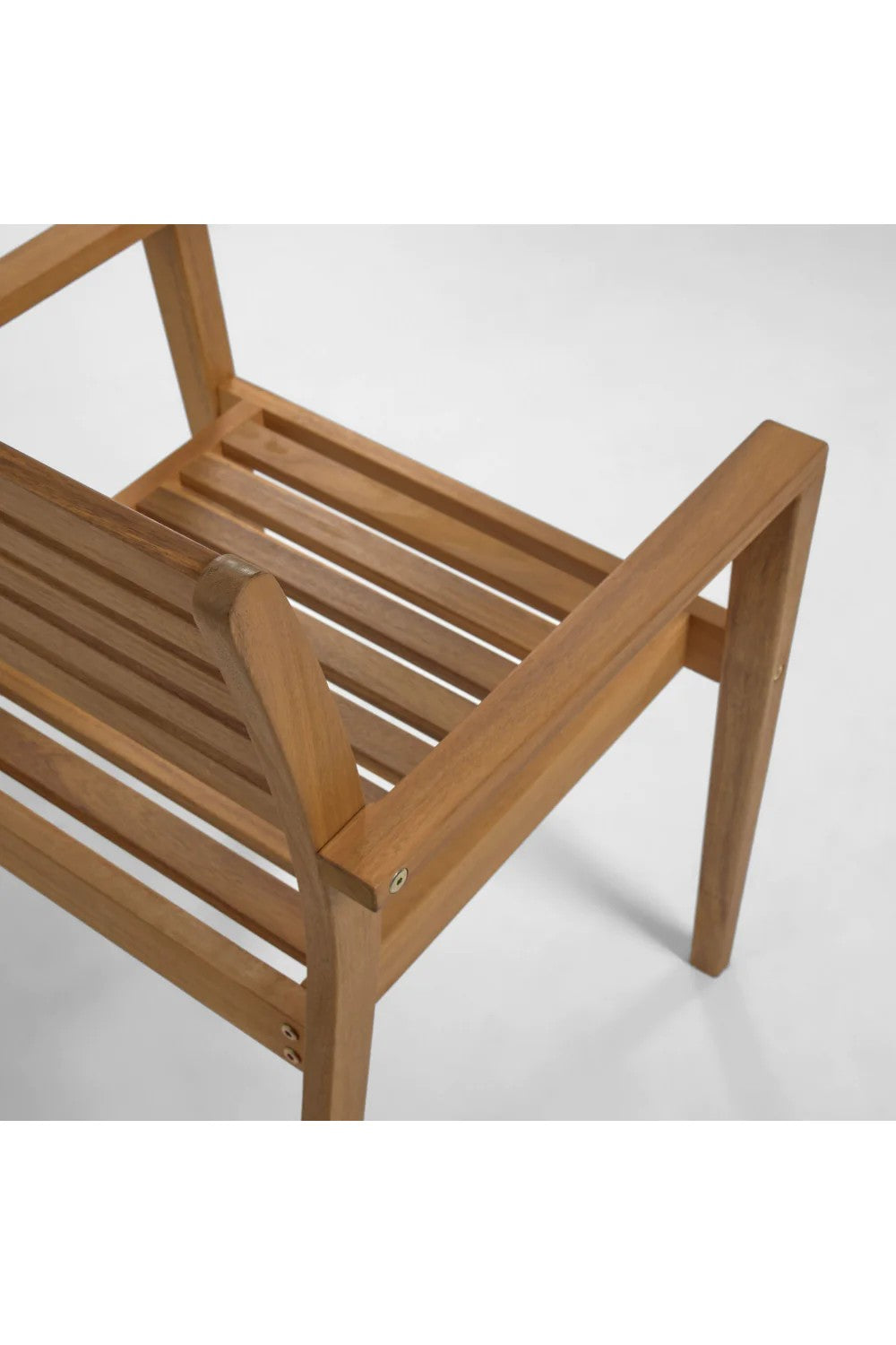 Natural Wooden Outdoor Armchairs (2) | La Forma Hanzel