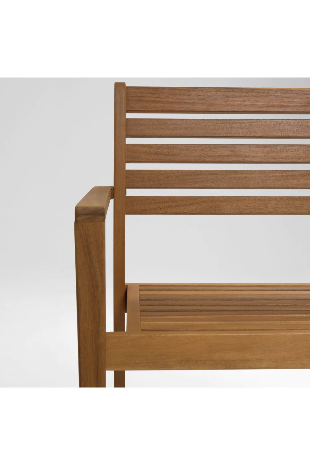 Natural Wooden Outdoor Armchairs (2) | La Forma Hanzel