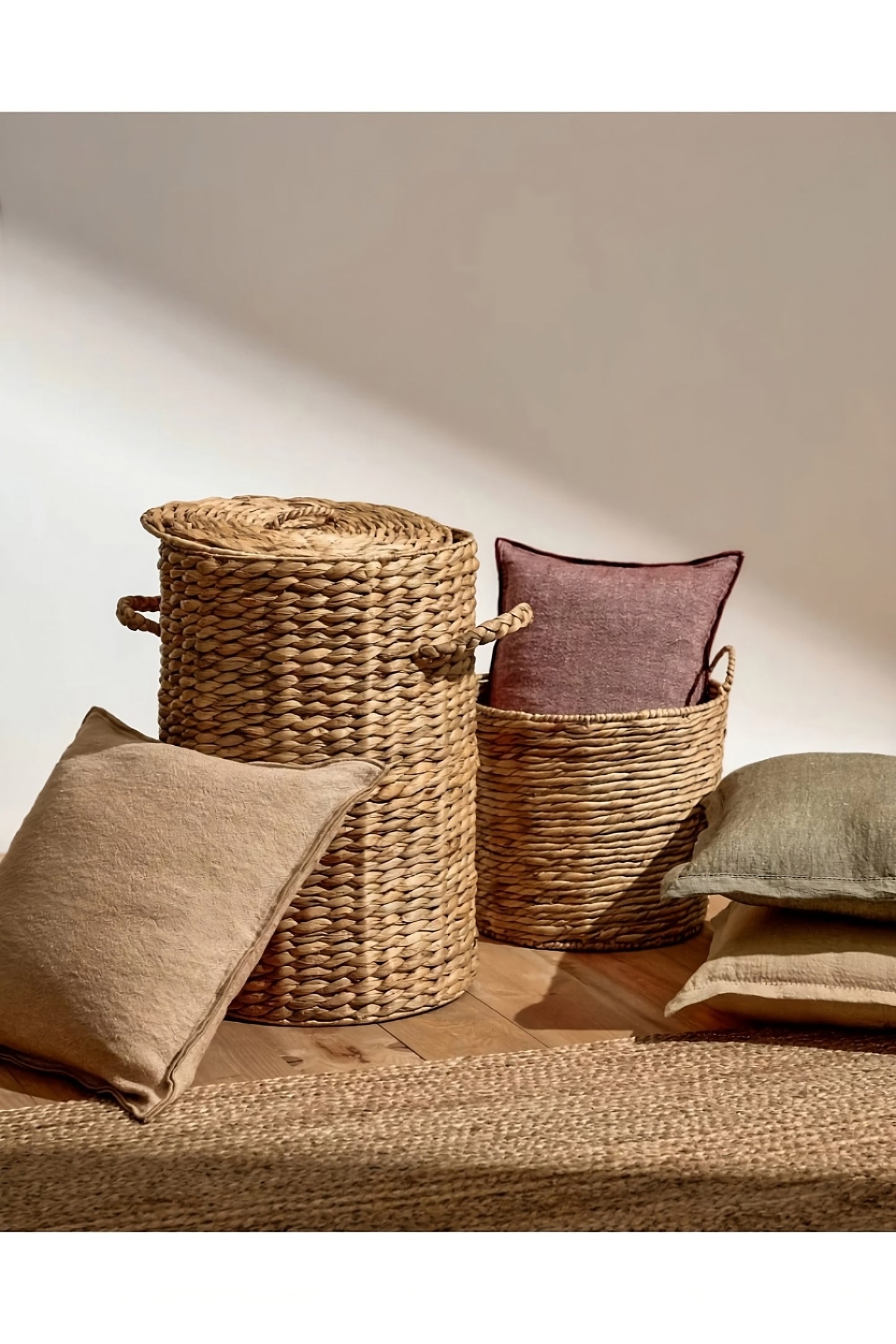 Natural Fiber Clothes Basket | La Forma Yessira