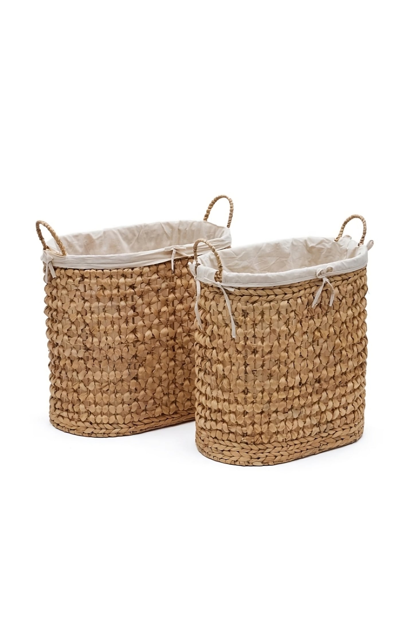Natural Fiber Clothes Baskets (2) | La Forma Tressa