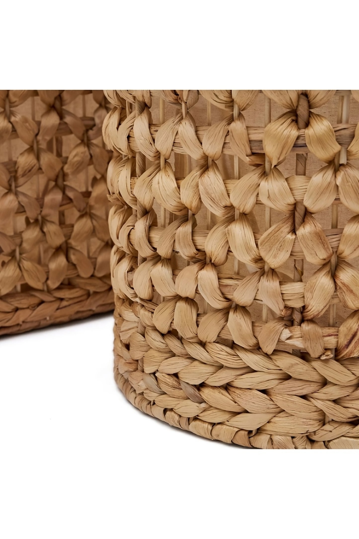 Natural Fiber Clothes Baskets (2) | La Forma Tressa