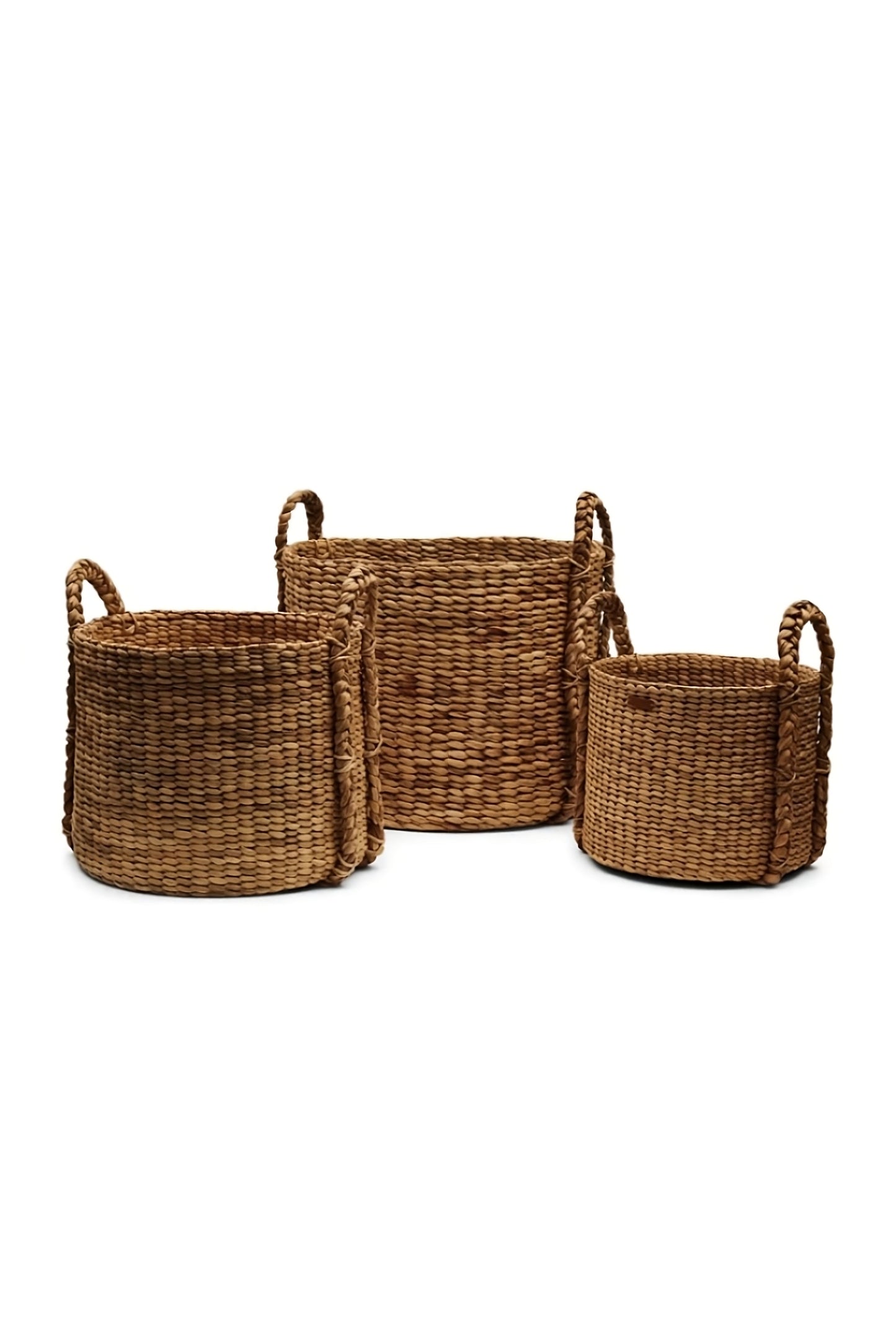 Natural Water Hyacinth Baskets (3) | Rivièra Maison San Blas