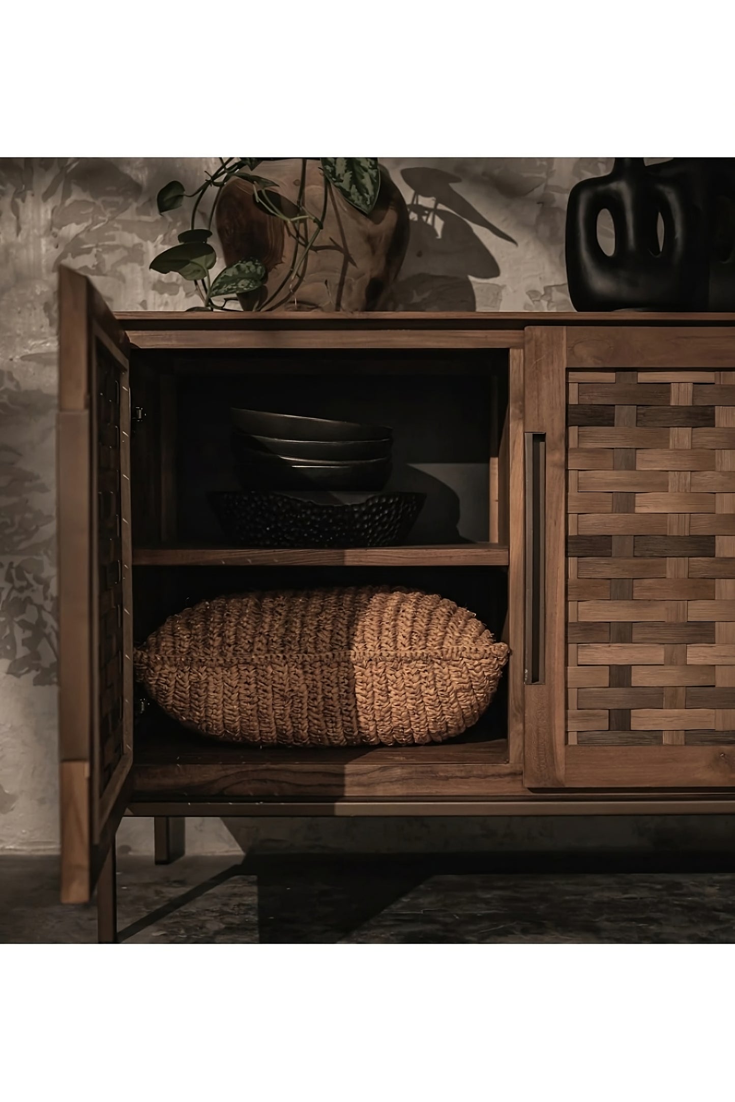 Natural Wooden Low Dresser | dBodhi Karma