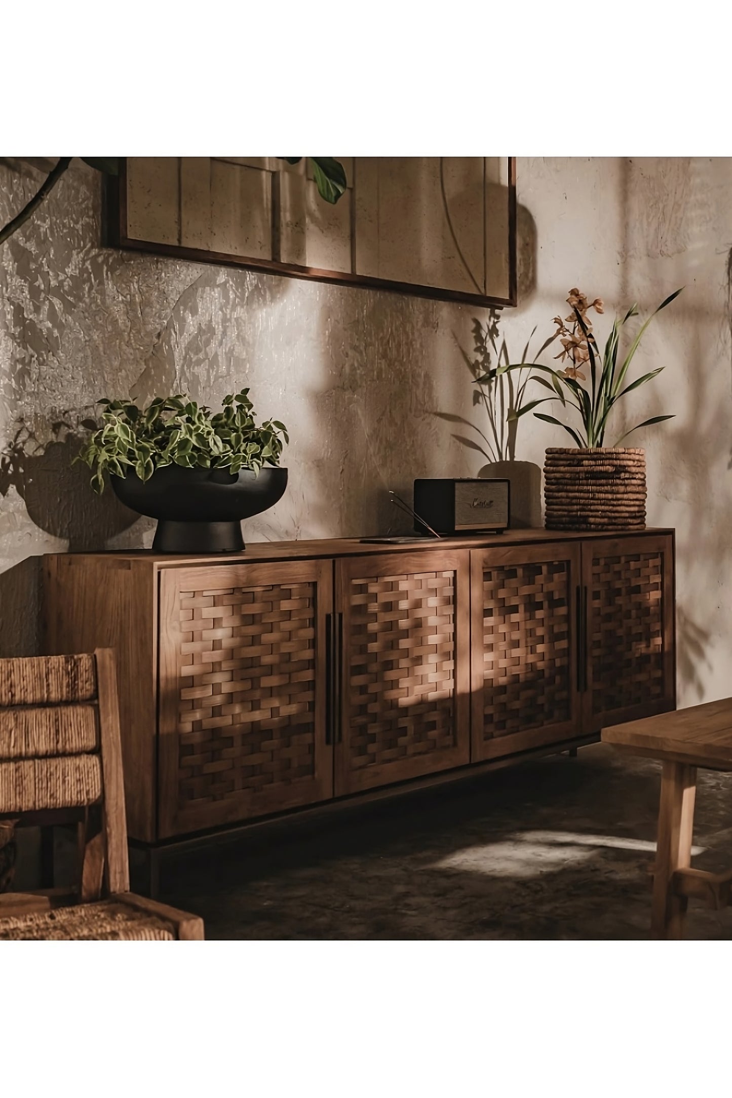 Natural Wooden Low Dresser | dBodhi Karma