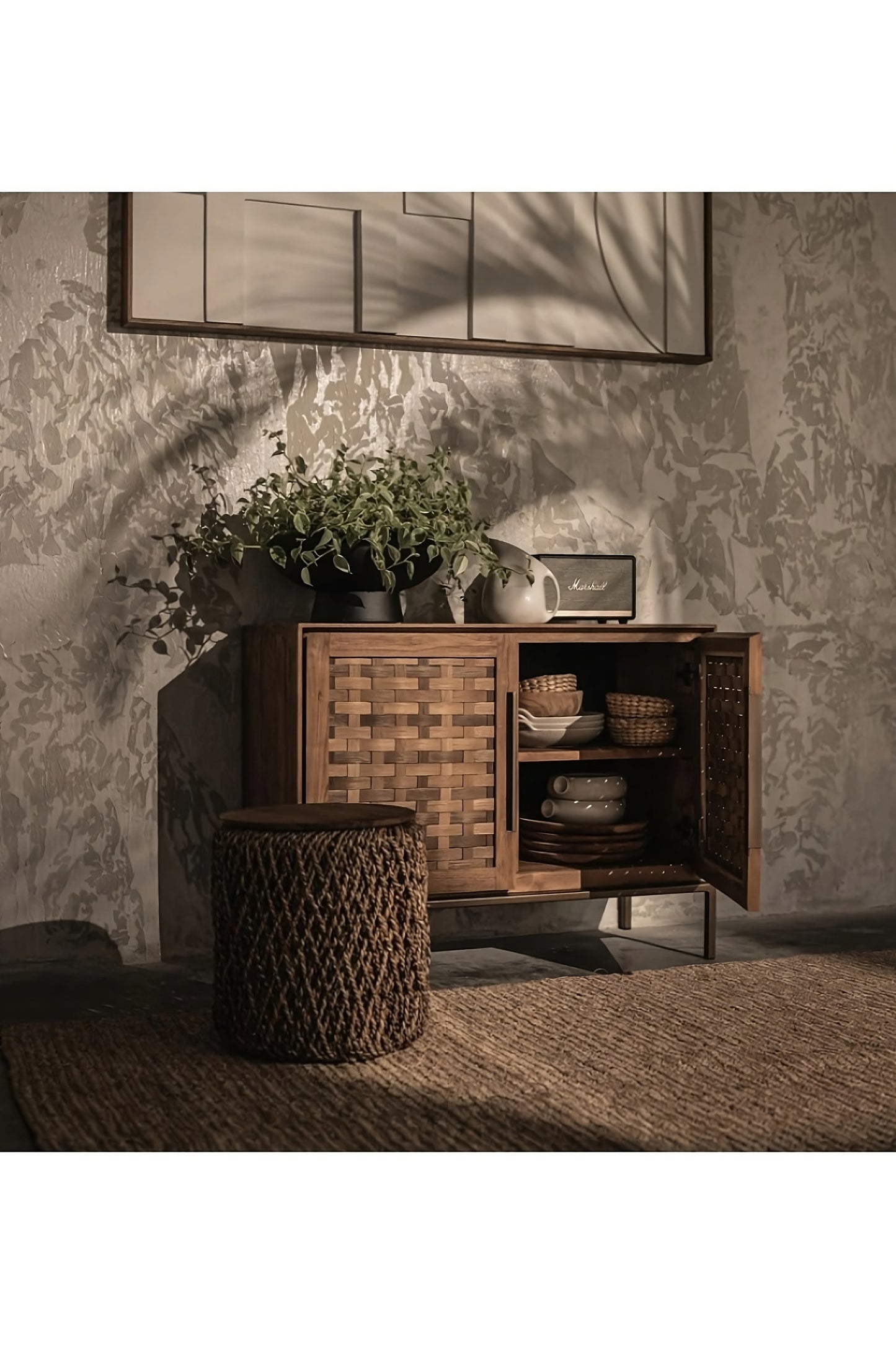 Natural Wooden Low Dresser | dBodhi Karma