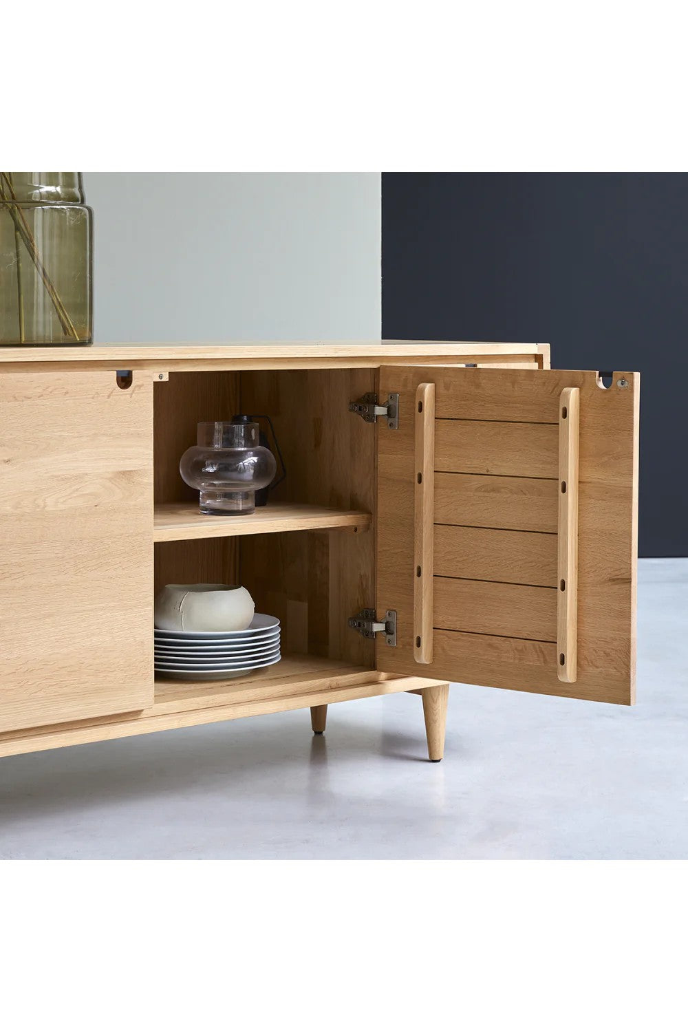 Bufet Kontemporer Kayu Oak | Tikamoon Jonak