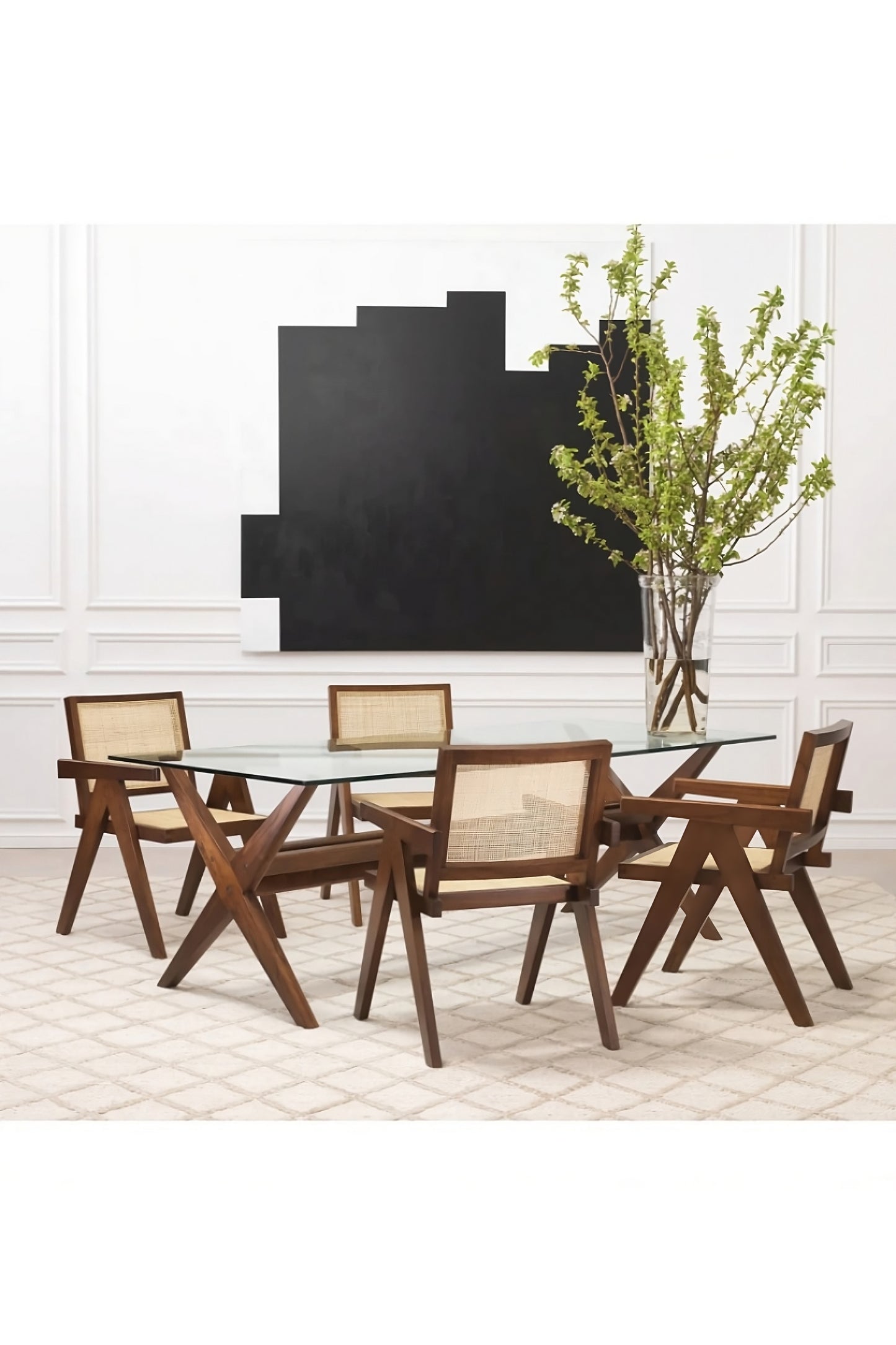Rattan Cane Dining Armchair | Eichholtz Aristide