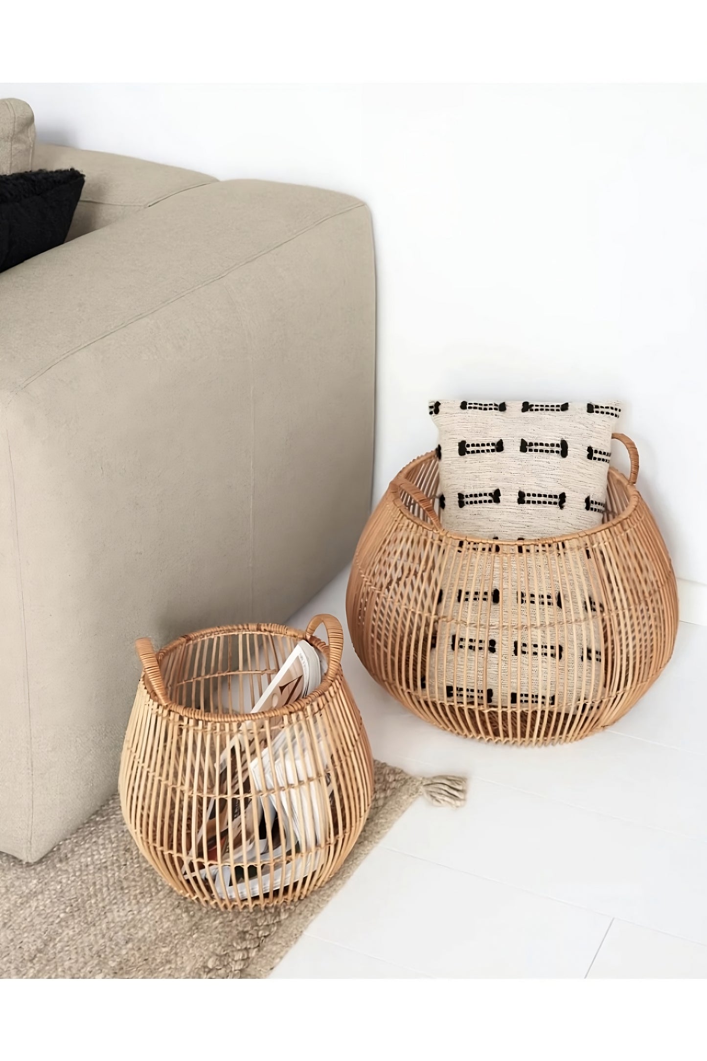 Set Keranjang Bilah Rotan (2) | La Forma Daya