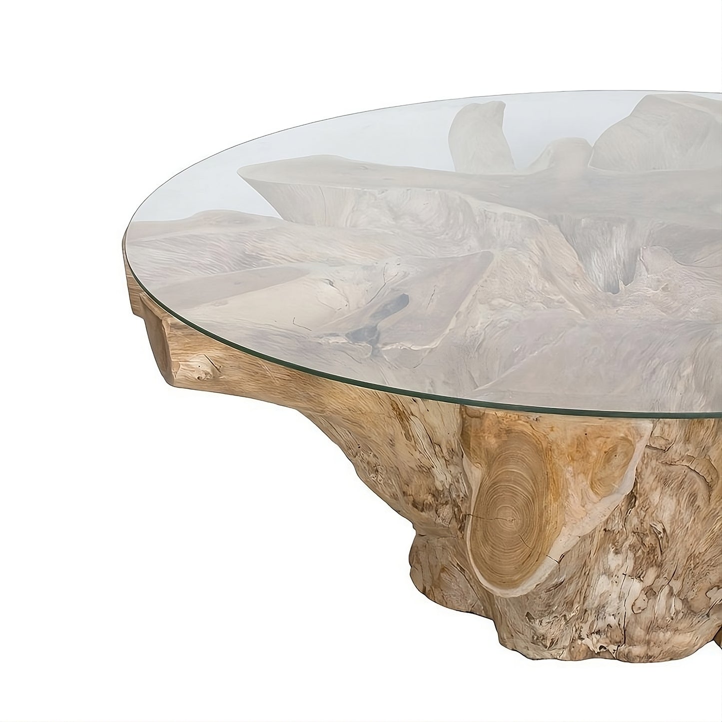 Coffee table Root 100 (58442N) with glass