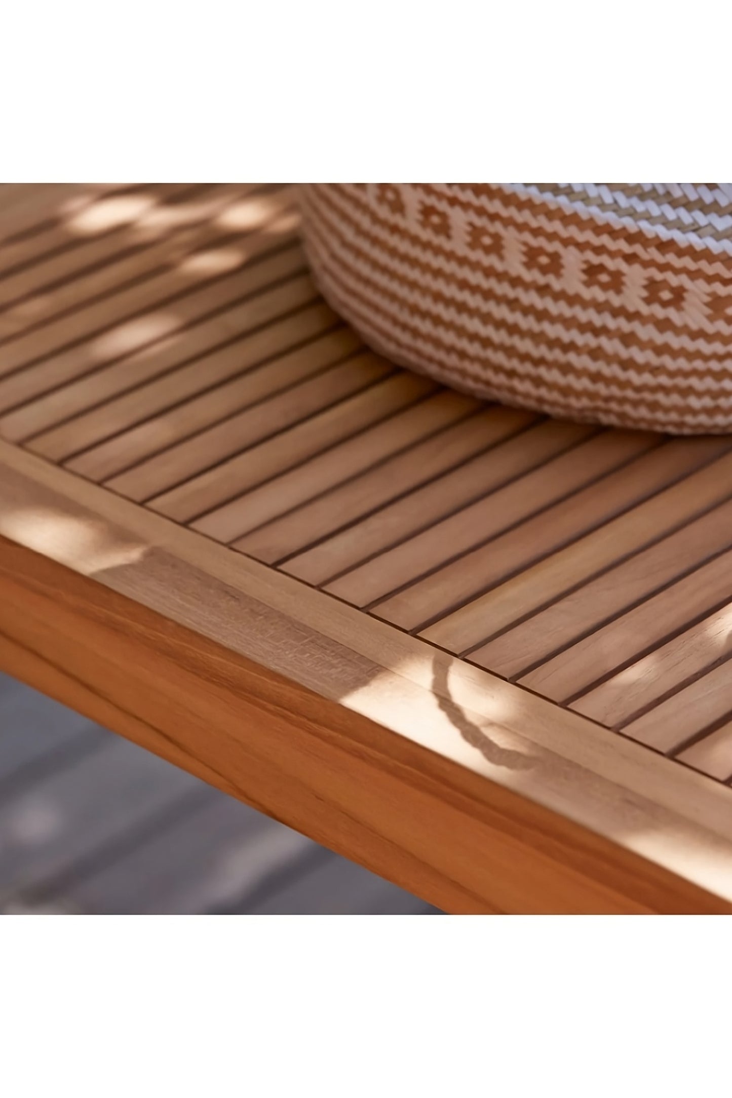 Solid Teak Outdoor Table | Tikamoon Teo