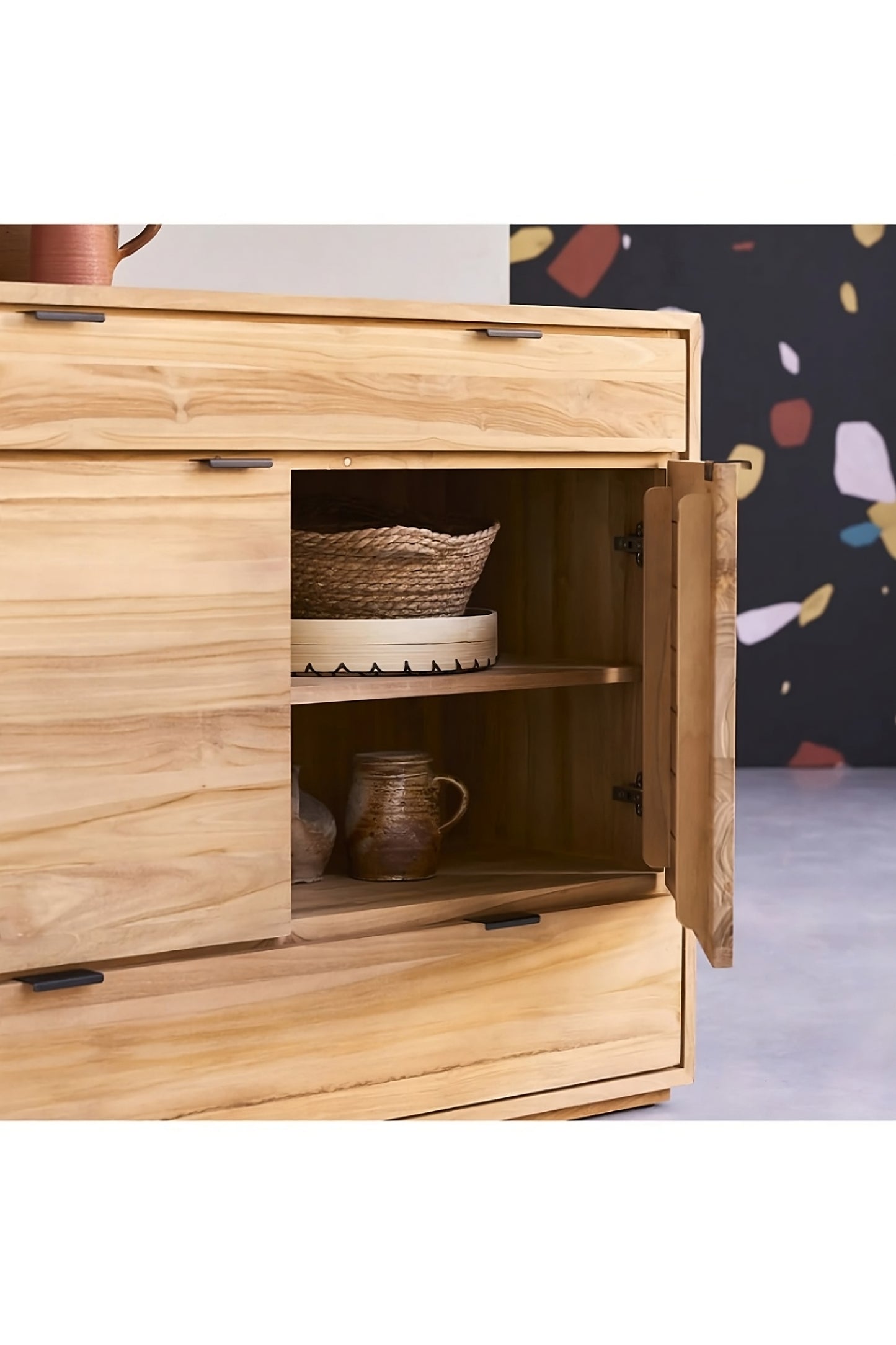 Solid Teak Sideboard | Tikamoon Senson