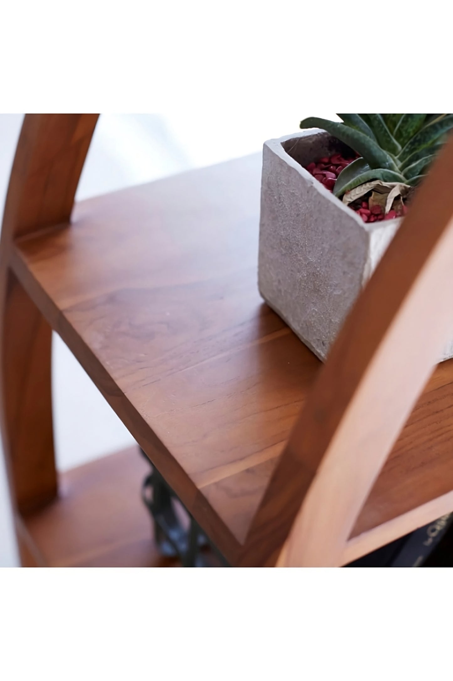 Teak Modern Bookcase | Tikamoon Zen Alco