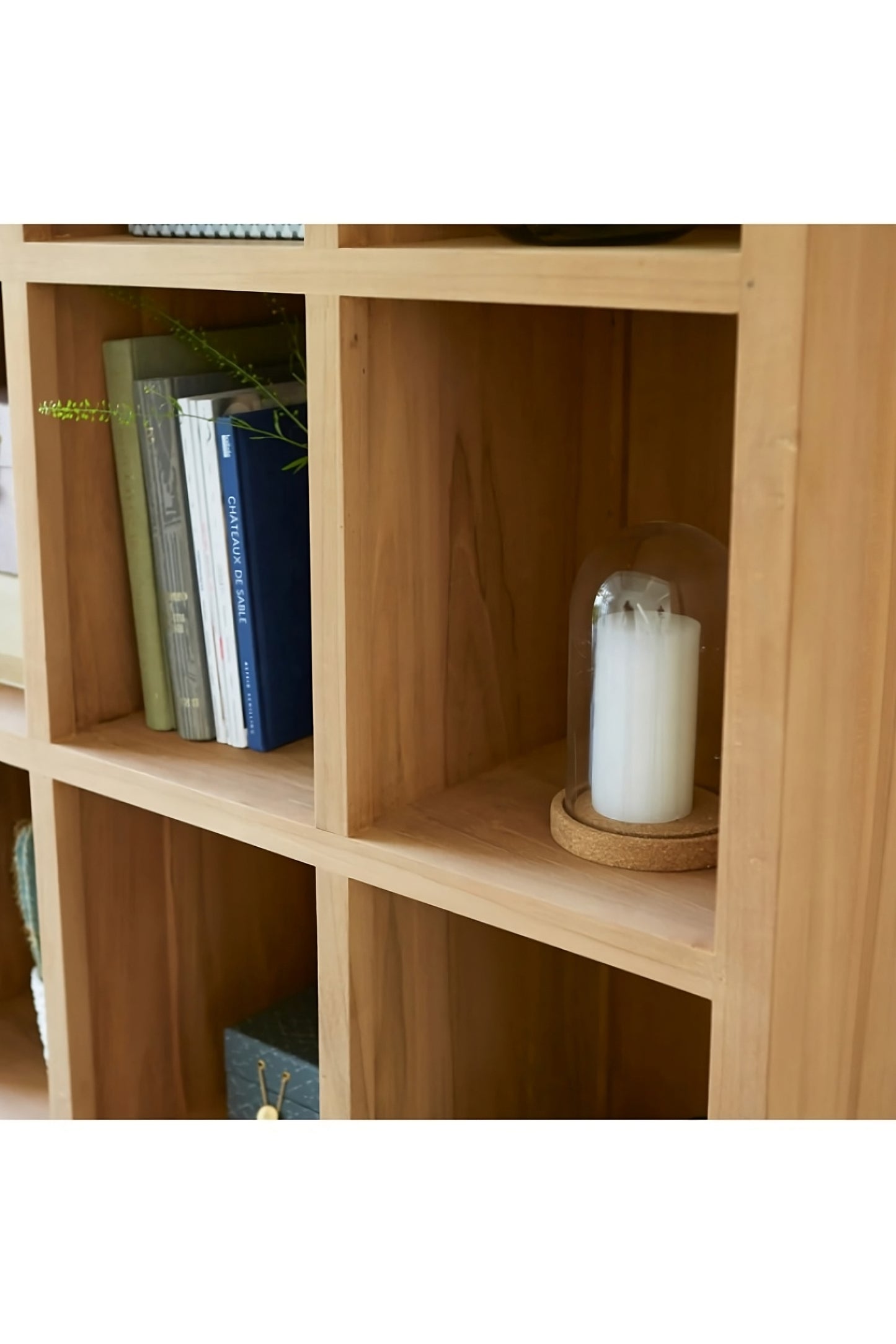 Teak Sliding Door Bookcase | Tikamoon Coffee Tek Slide