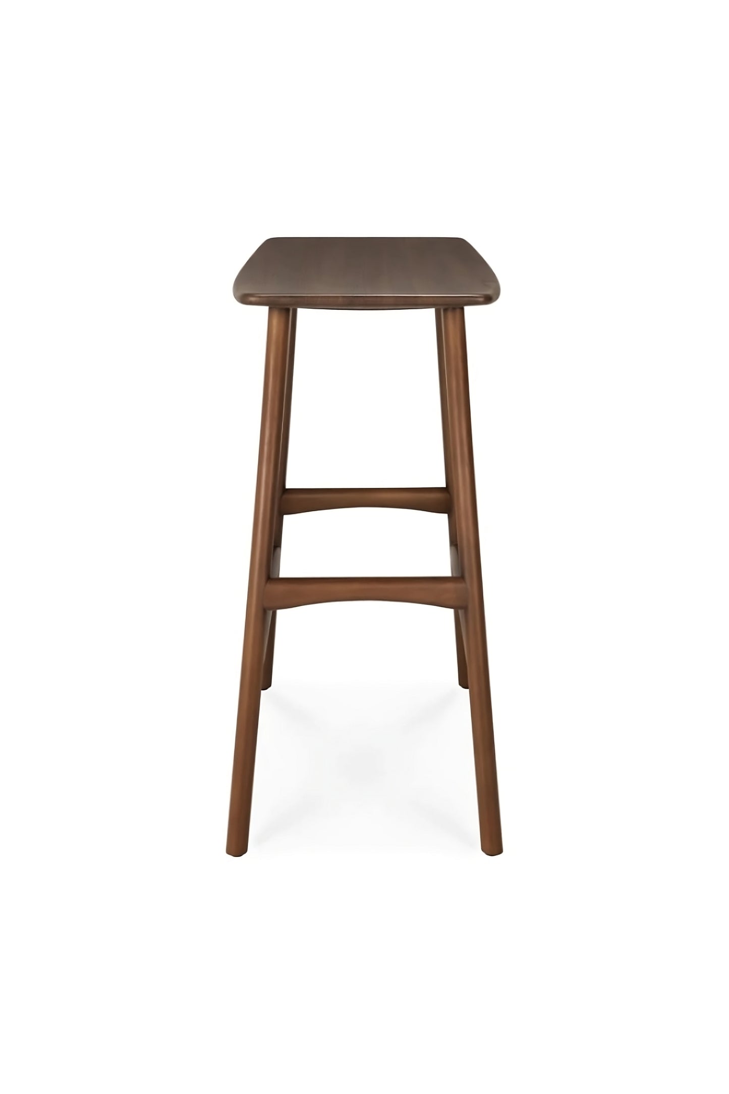 Varnished Teak Counter Stool | Ethnicraft Osso