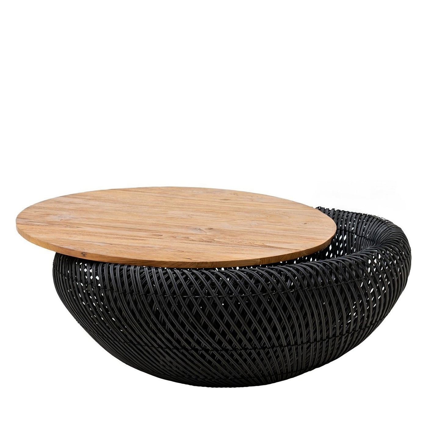Coffee table Wawe Black 80