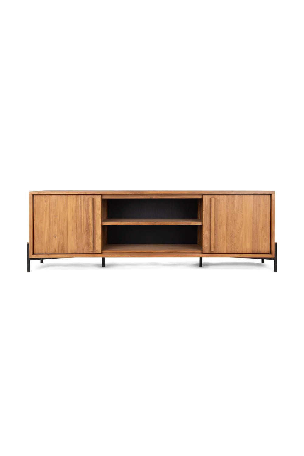 Wooden Sideboard With Open Shelves | dBodhi Outline