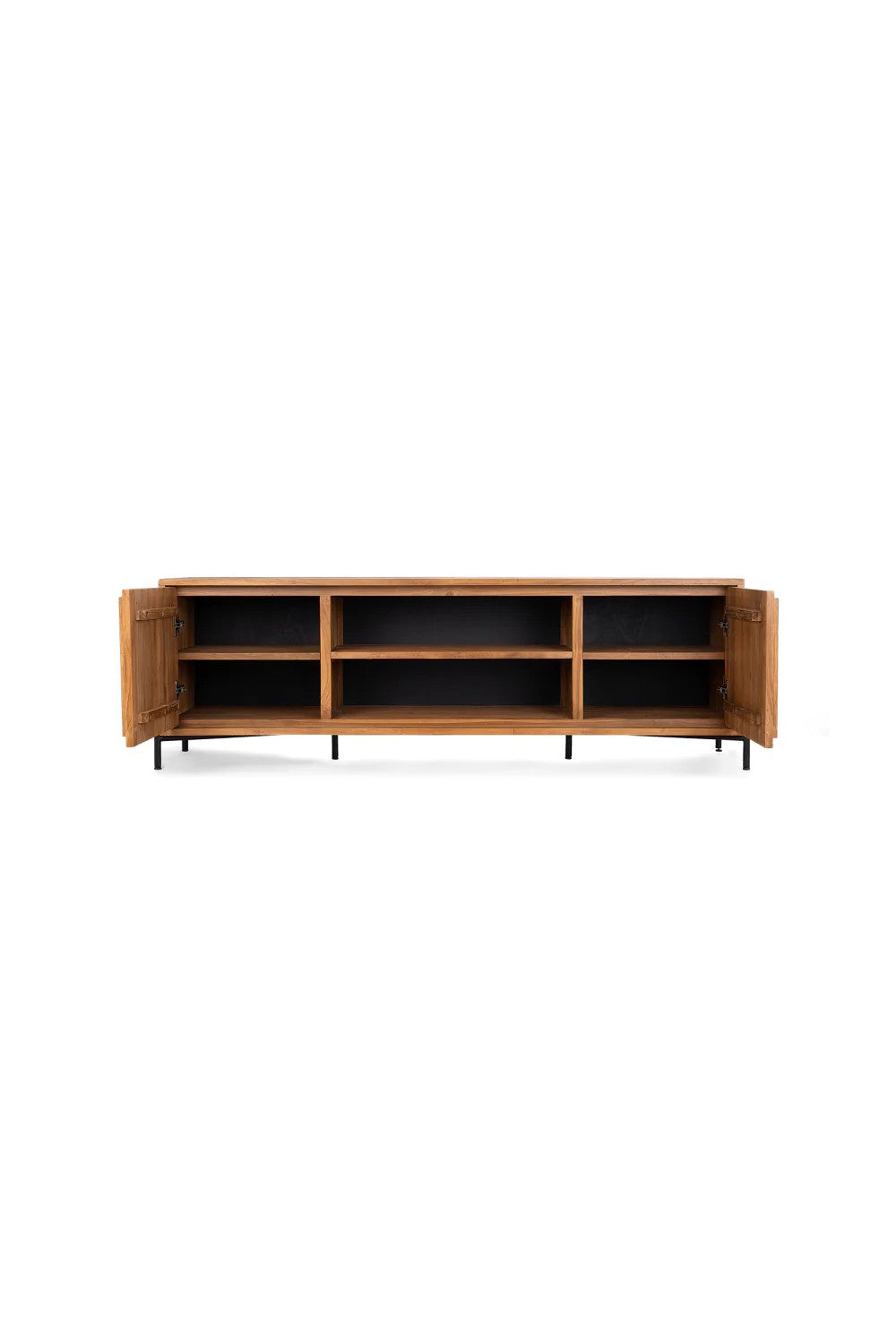 Wooden Sideboard With Open Shelves | dBodhi Outline