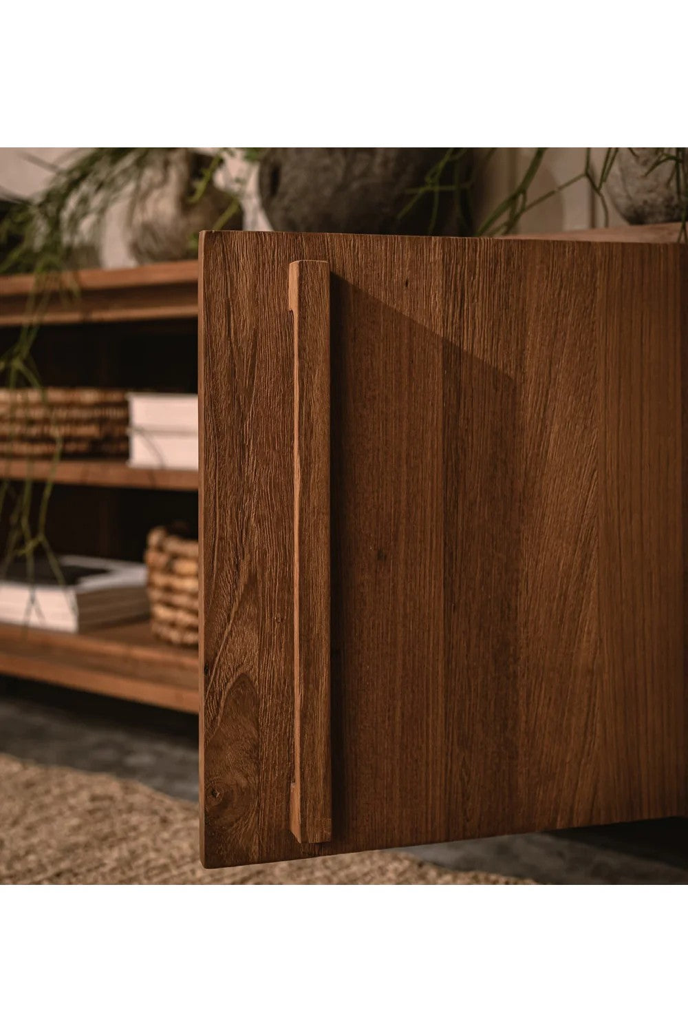 Wooden Sideboard With Open Shelves | dBodhi Outline