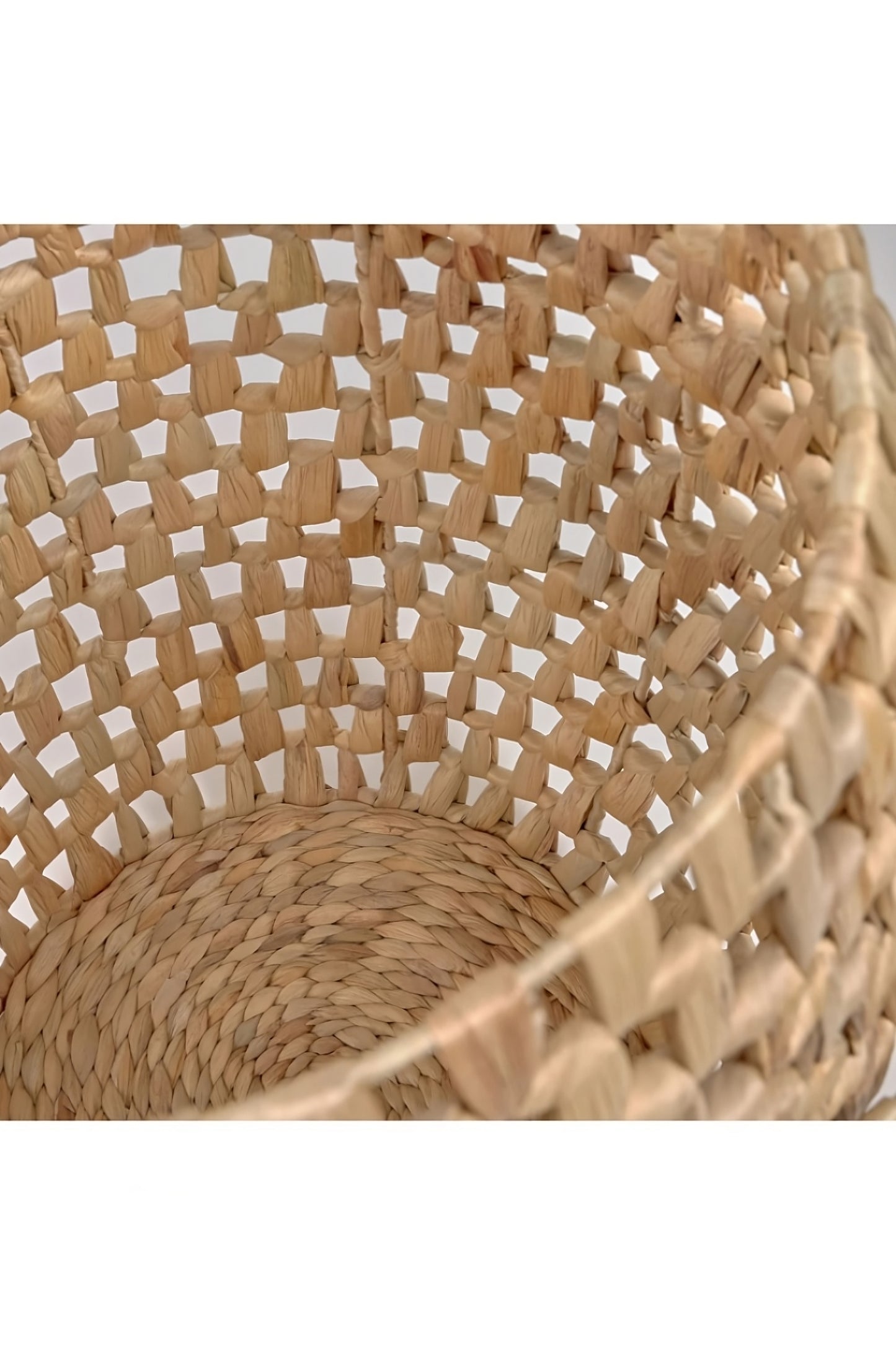 Woven Natural Fibers Basket With Handles | La Forma Zaya