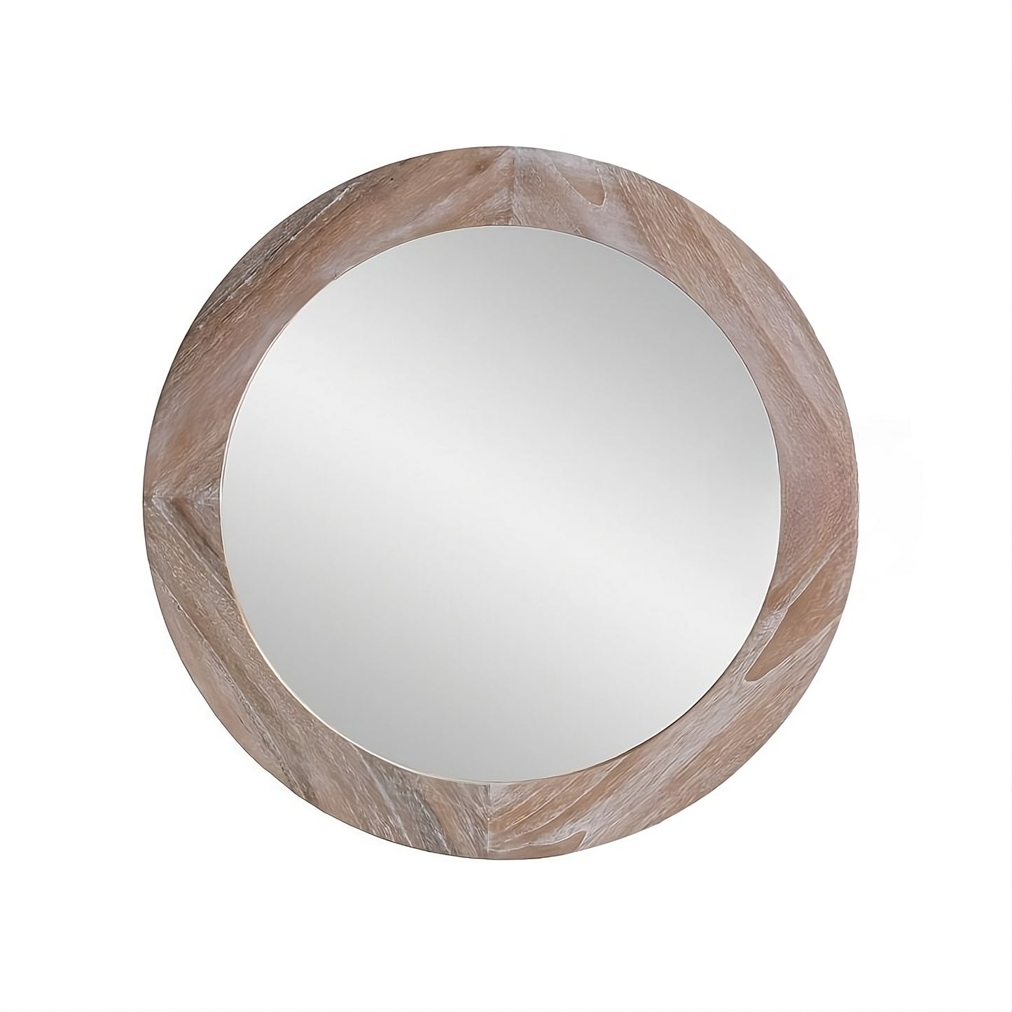 Mirror round 65 (white wash)