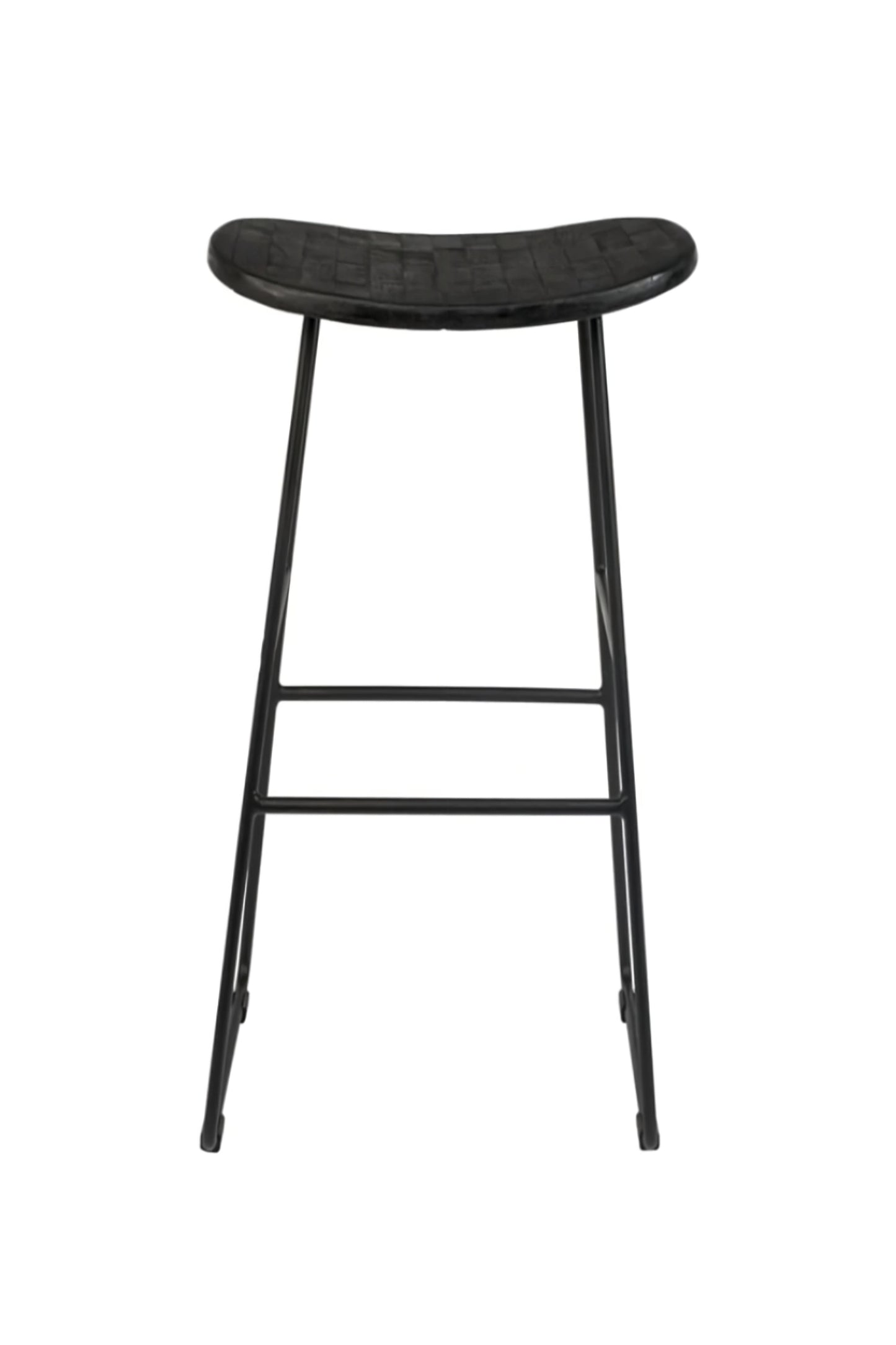 Black Saddle Counter Stool | DF Tangle