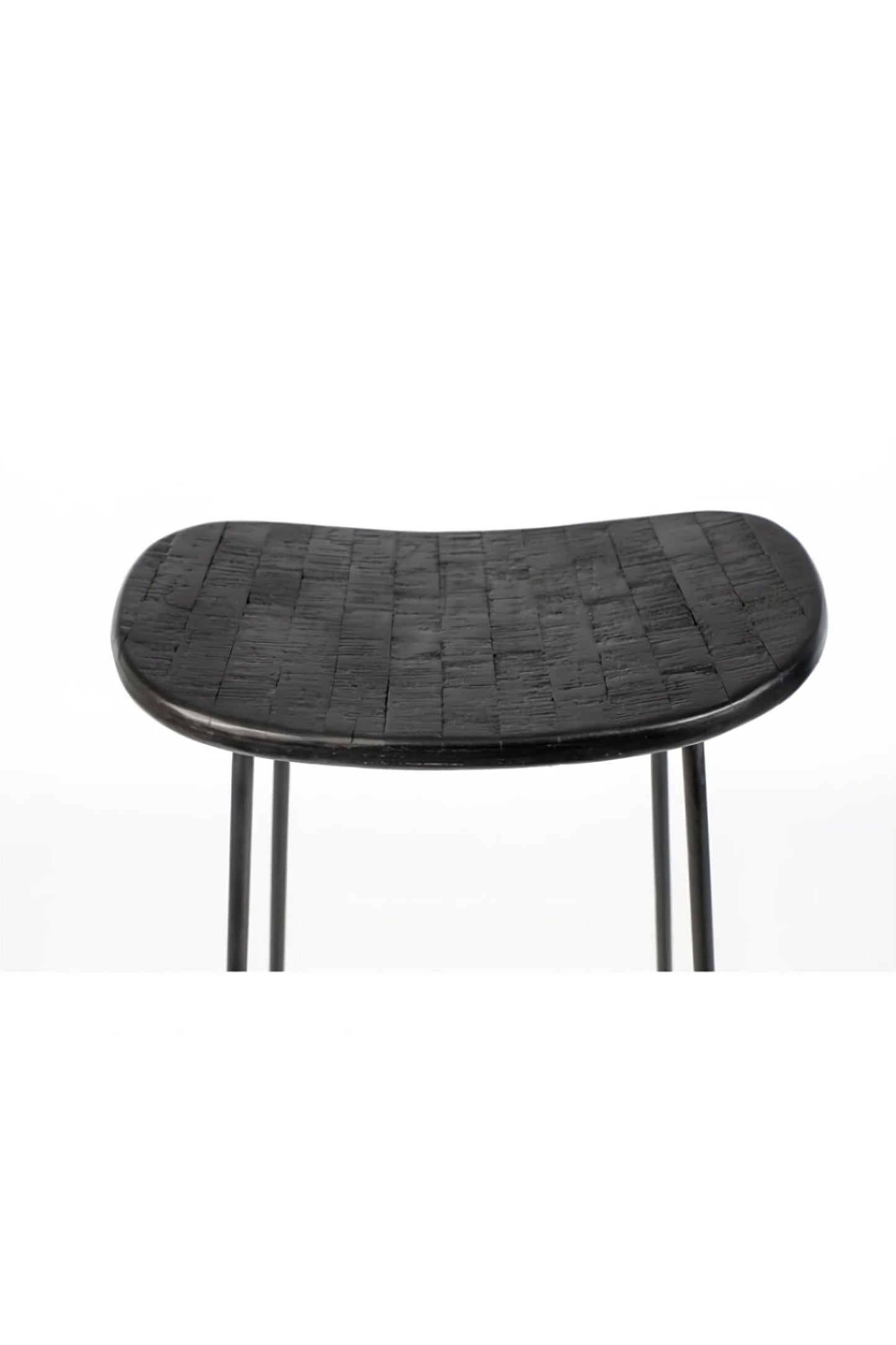 Black Saddle Counter Stool | DF Tangle