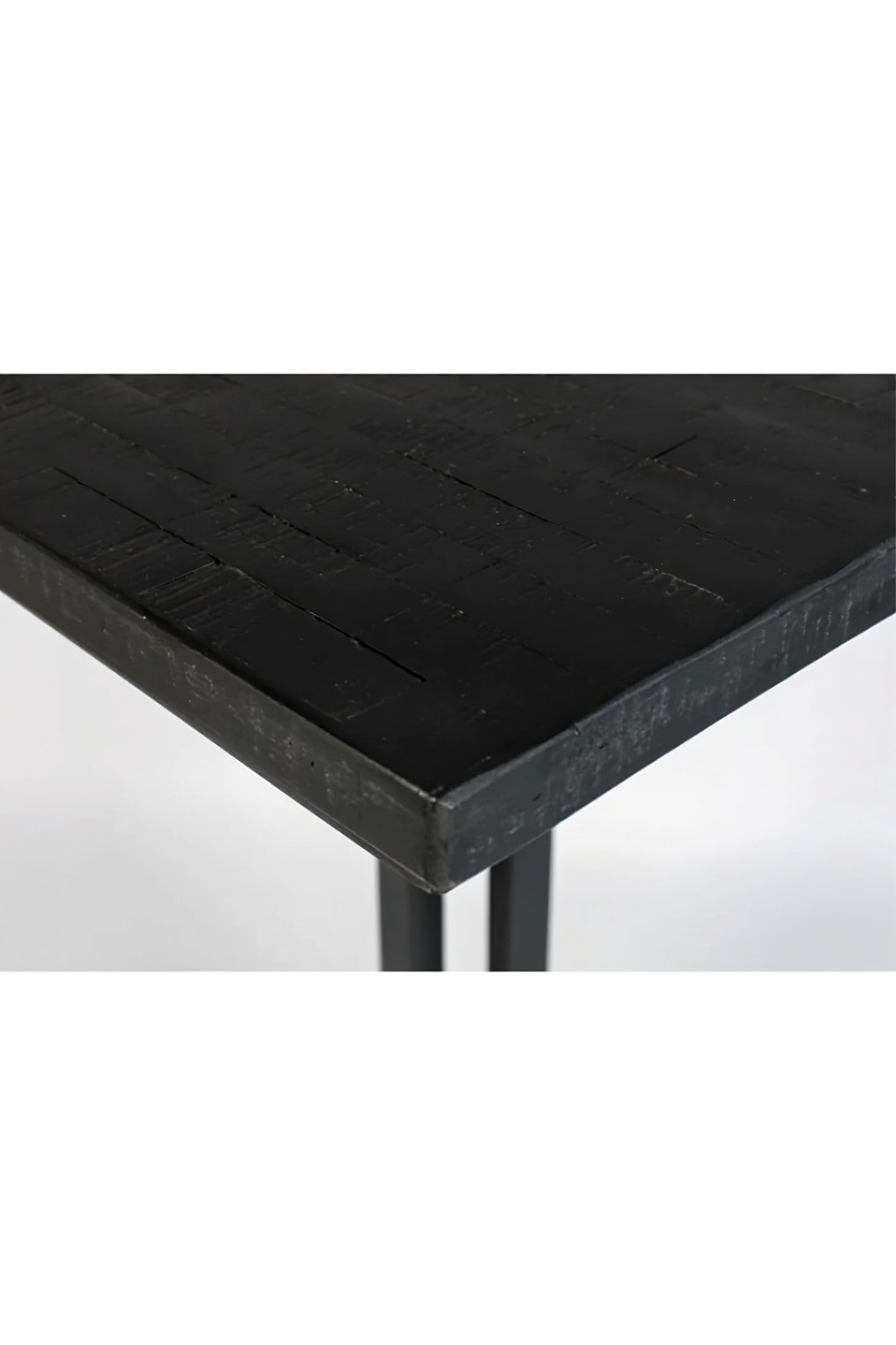 Black Square Teak Bar Table | DF Maze