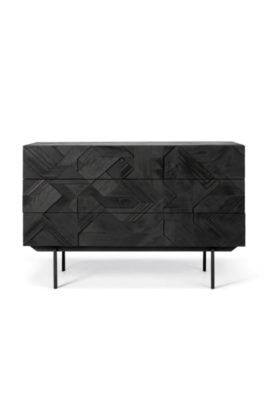 Black Teak Dresser | Ethnicraft Graphic