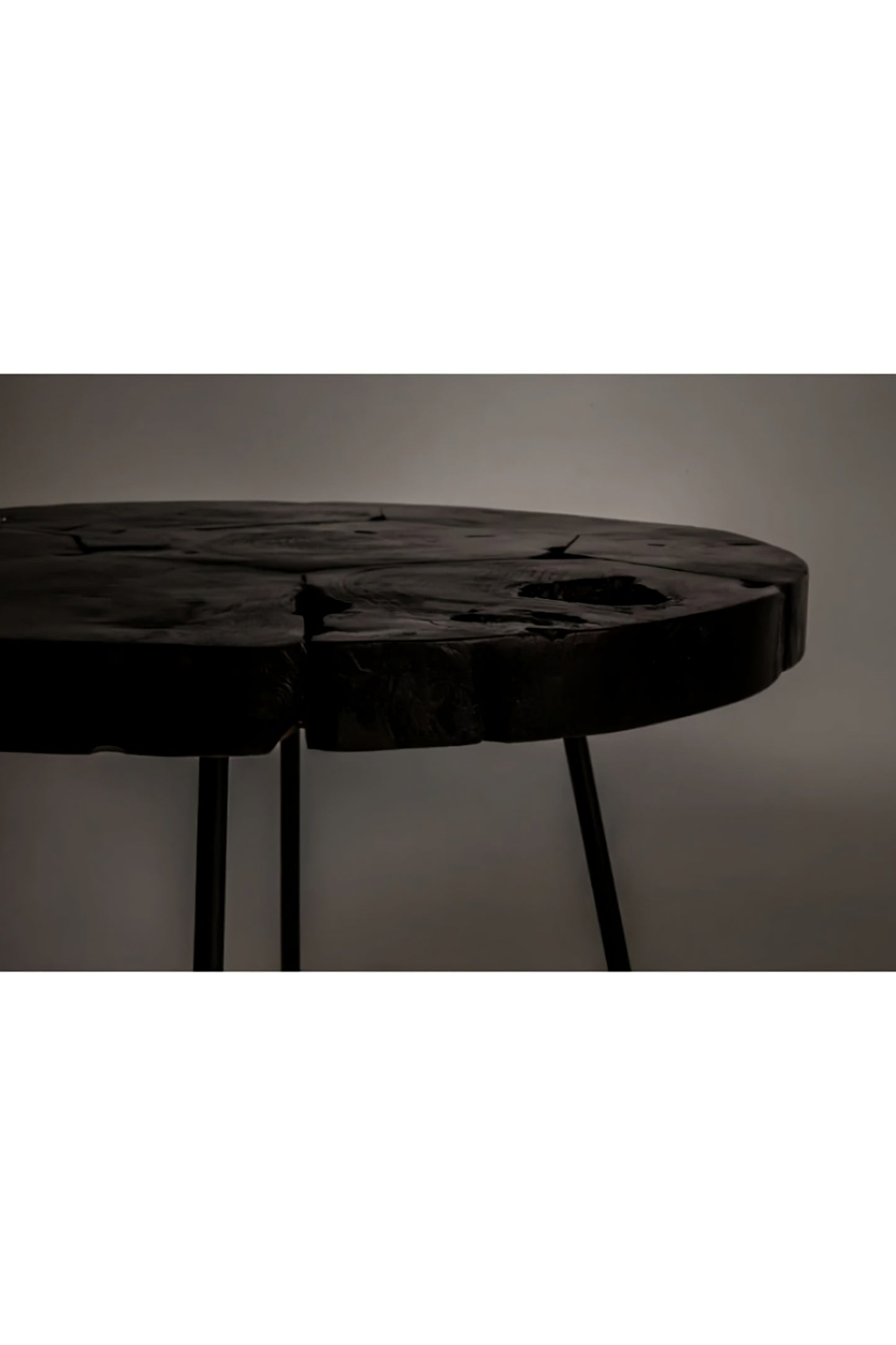 Black Teak Side Table | Dutchbone Kraton