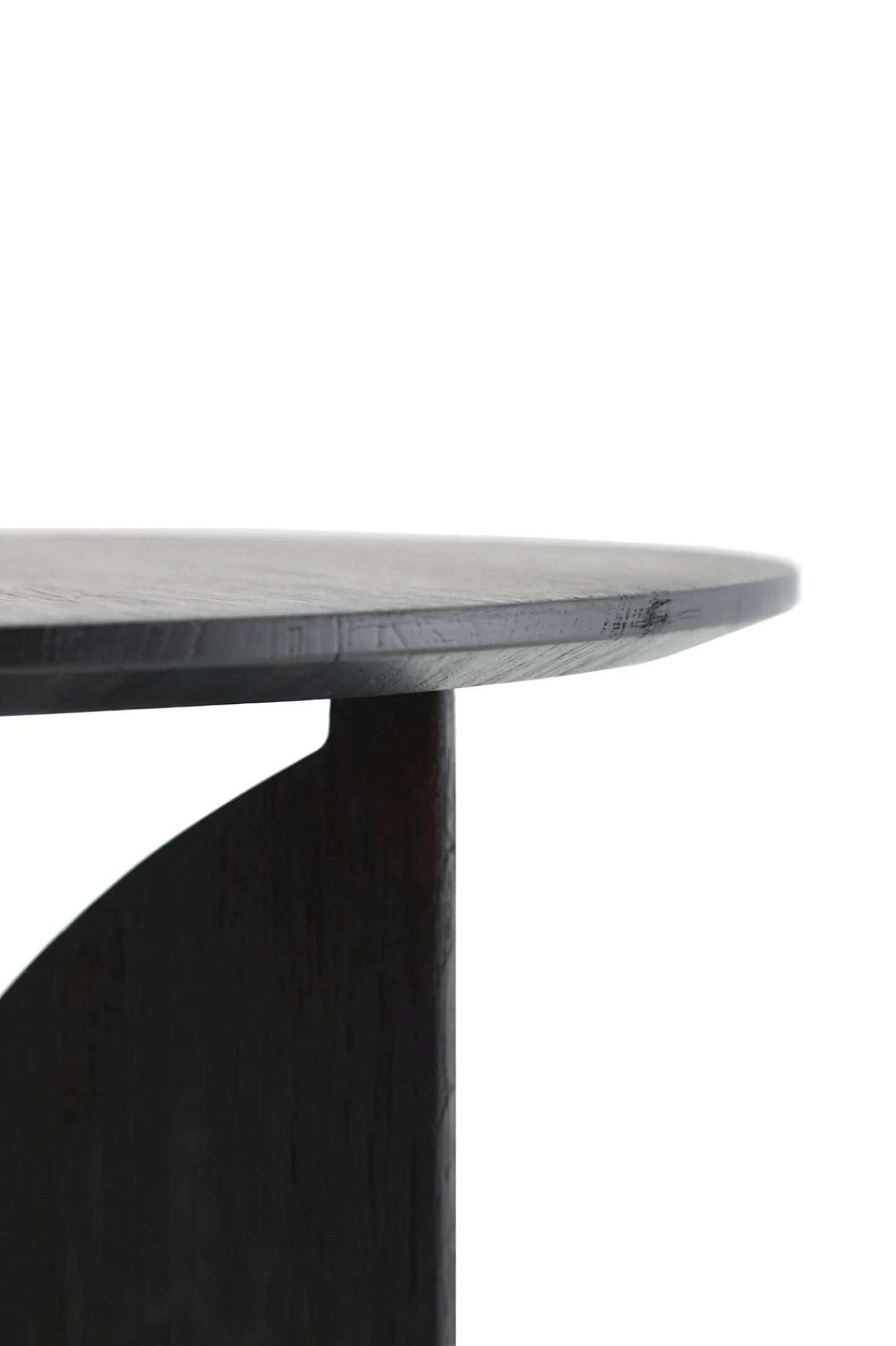 Black Teak Side Table | Ethnicraft Fin