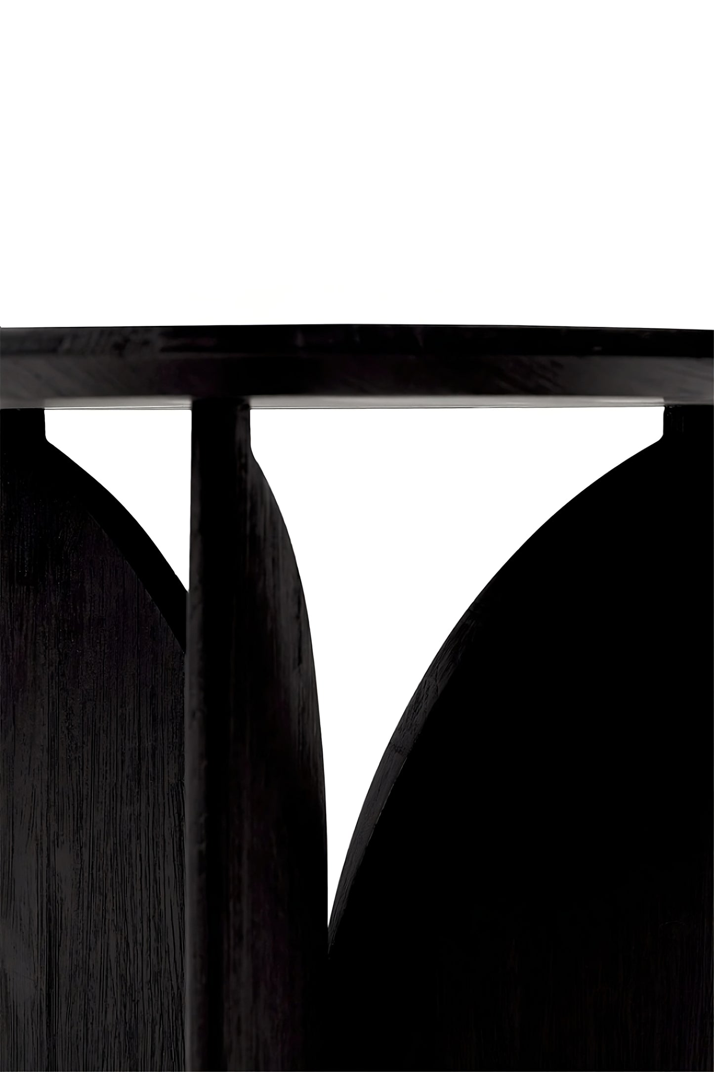 Black Teak Side Table | Ethnicraft Fin