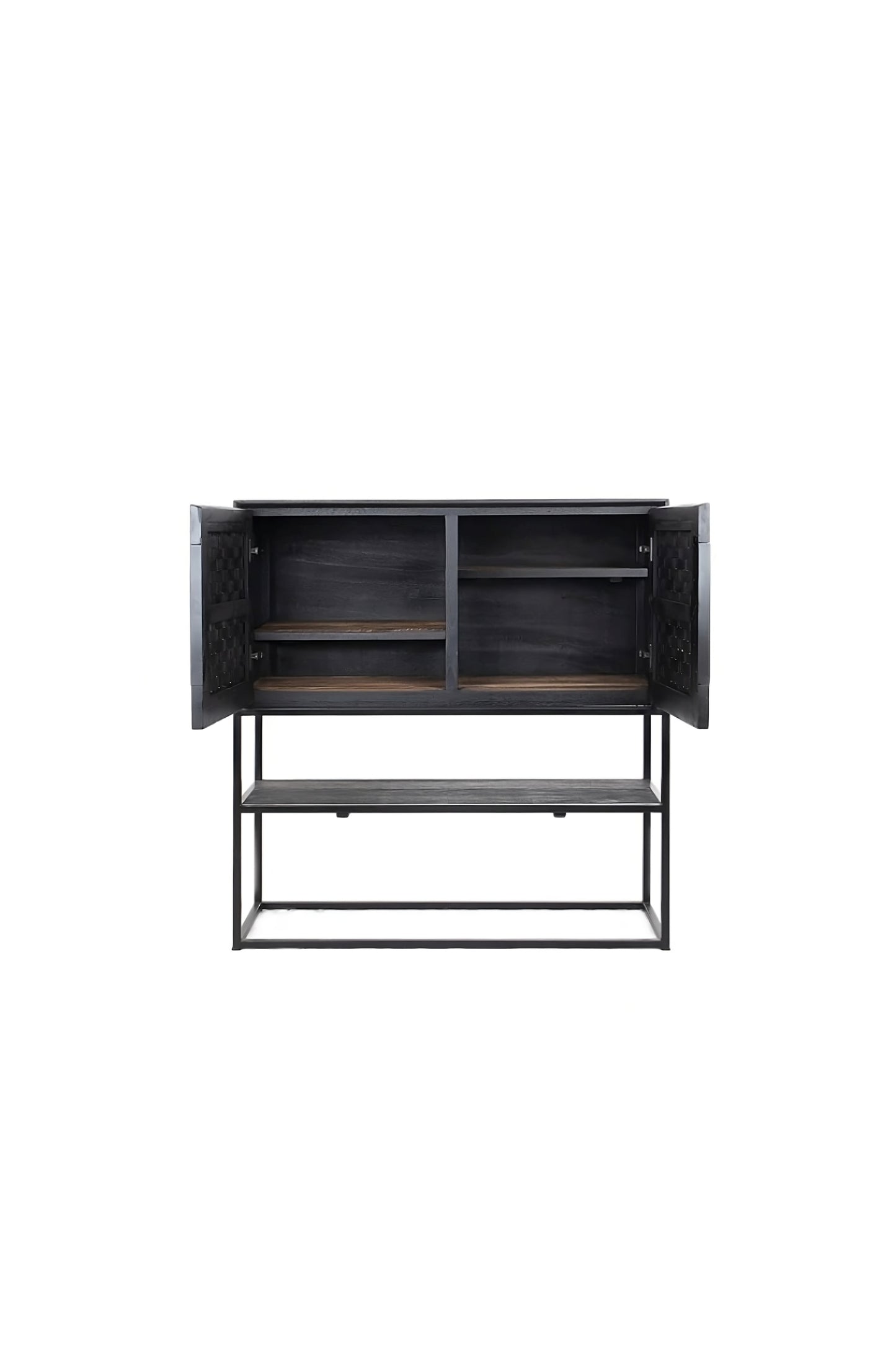 Black Wooden 2-Door High Dresser | dBodhi Karma