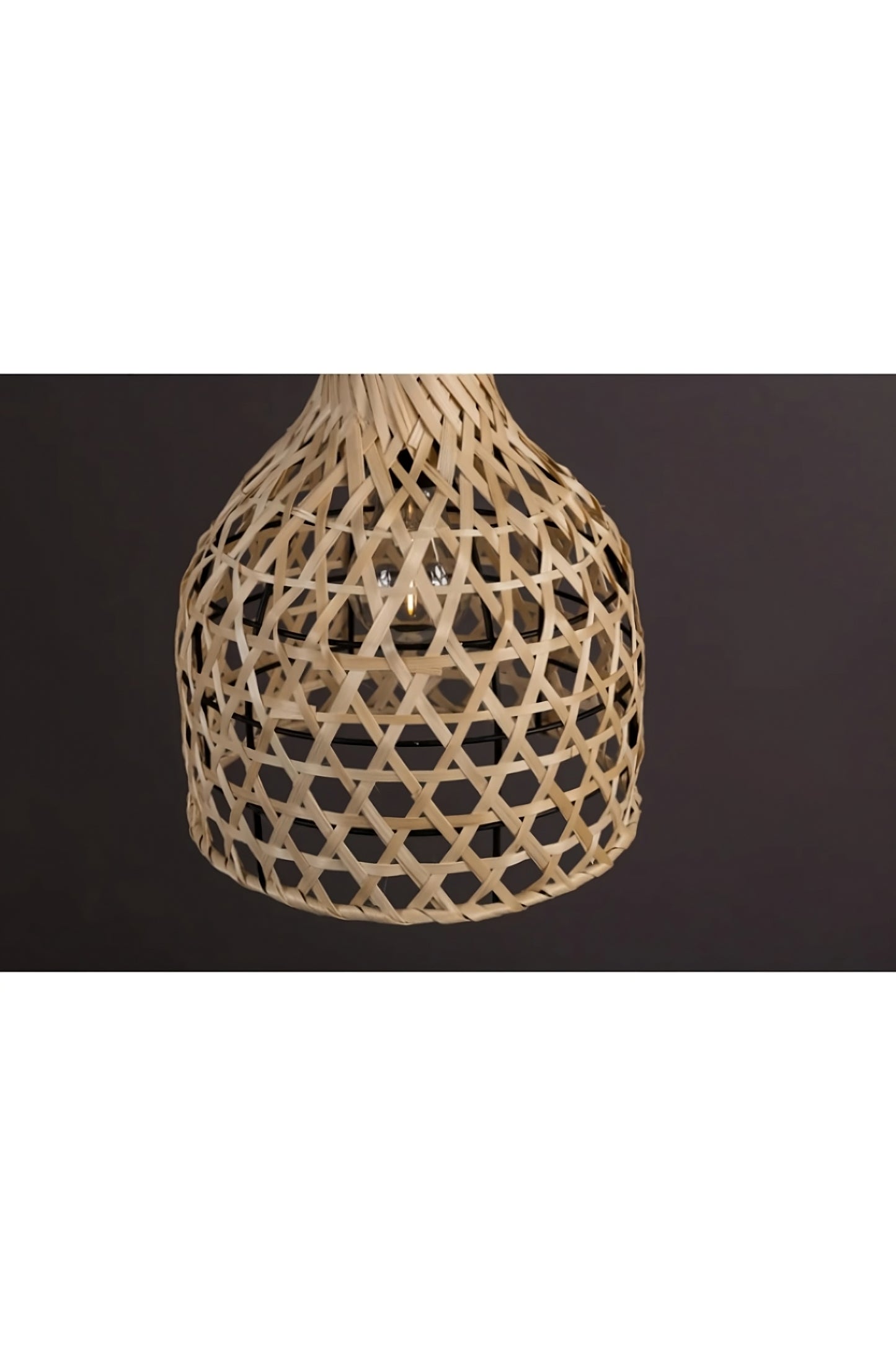 Braided Bamboo Pendant Lamp | Dutchbone Boo