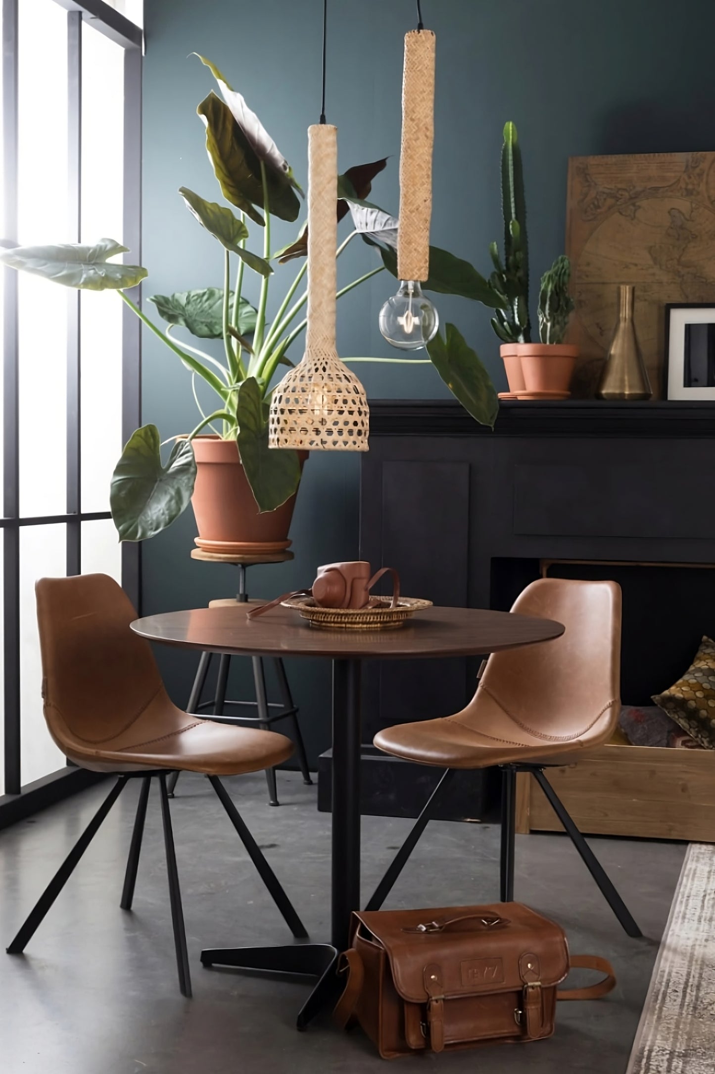 Braided Bamboo Pendant Lamp | Dutchbone Boo